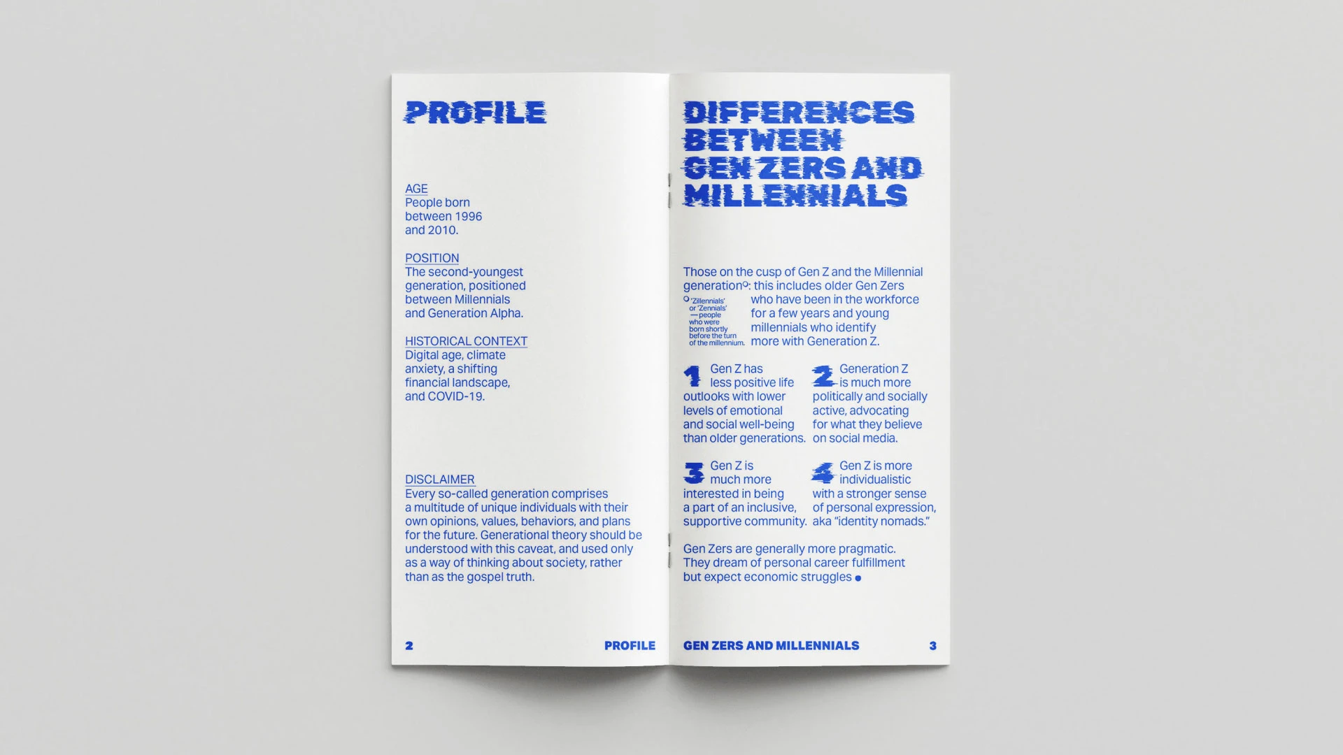 Брошура-исследование о Поколении Зуммеров — Изображение №3 — Графика на Dprofile