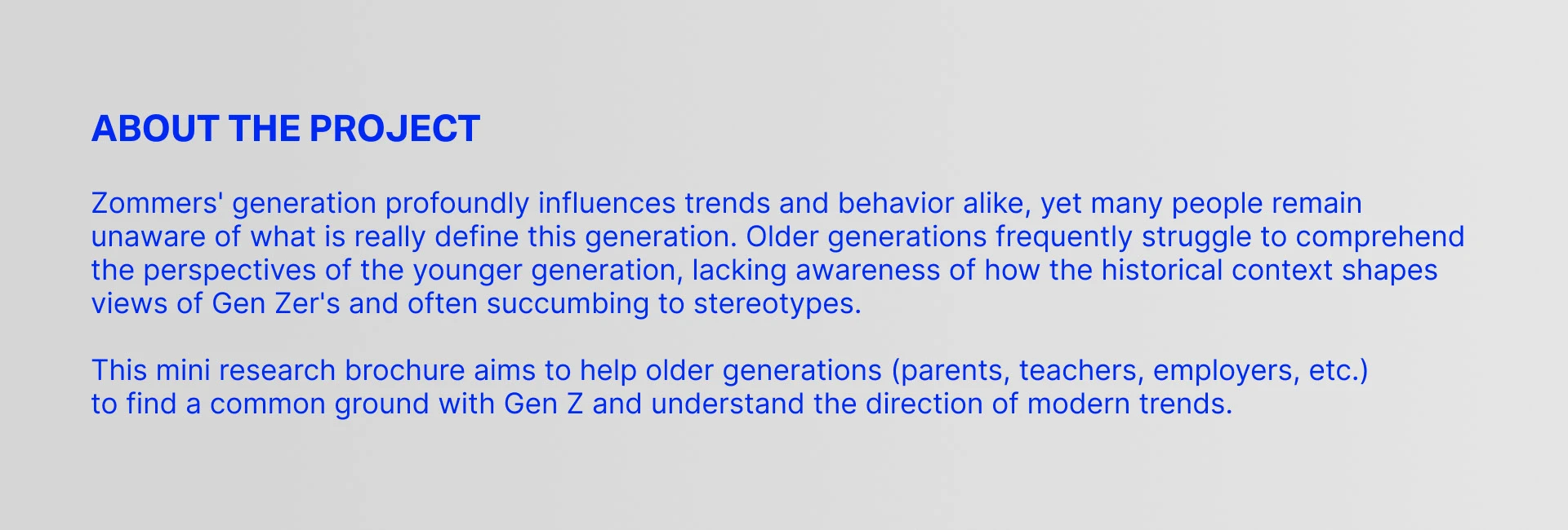 Брошура-исследование о Поколении Зуммеров — Изображение №2 — Графика на Dprofile