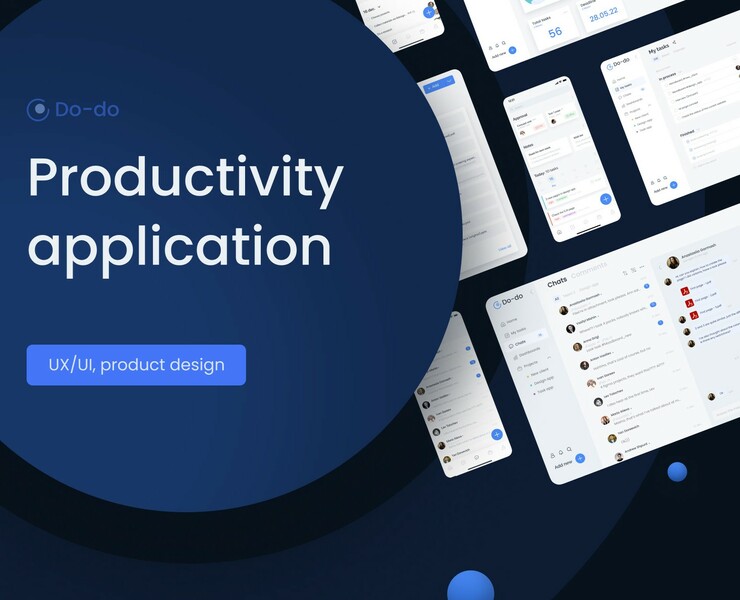 Do-do – productivity app UX/UI design — Интерфейсы на Dprofile