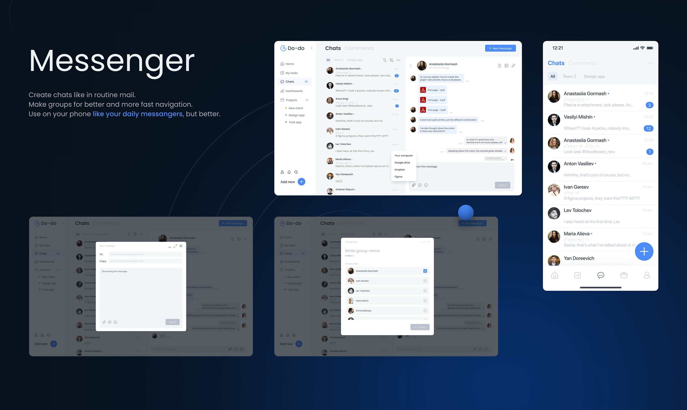 Do-do – productivity app UX/UI design — Изображение №13 — Интерфейсы на Dprofile