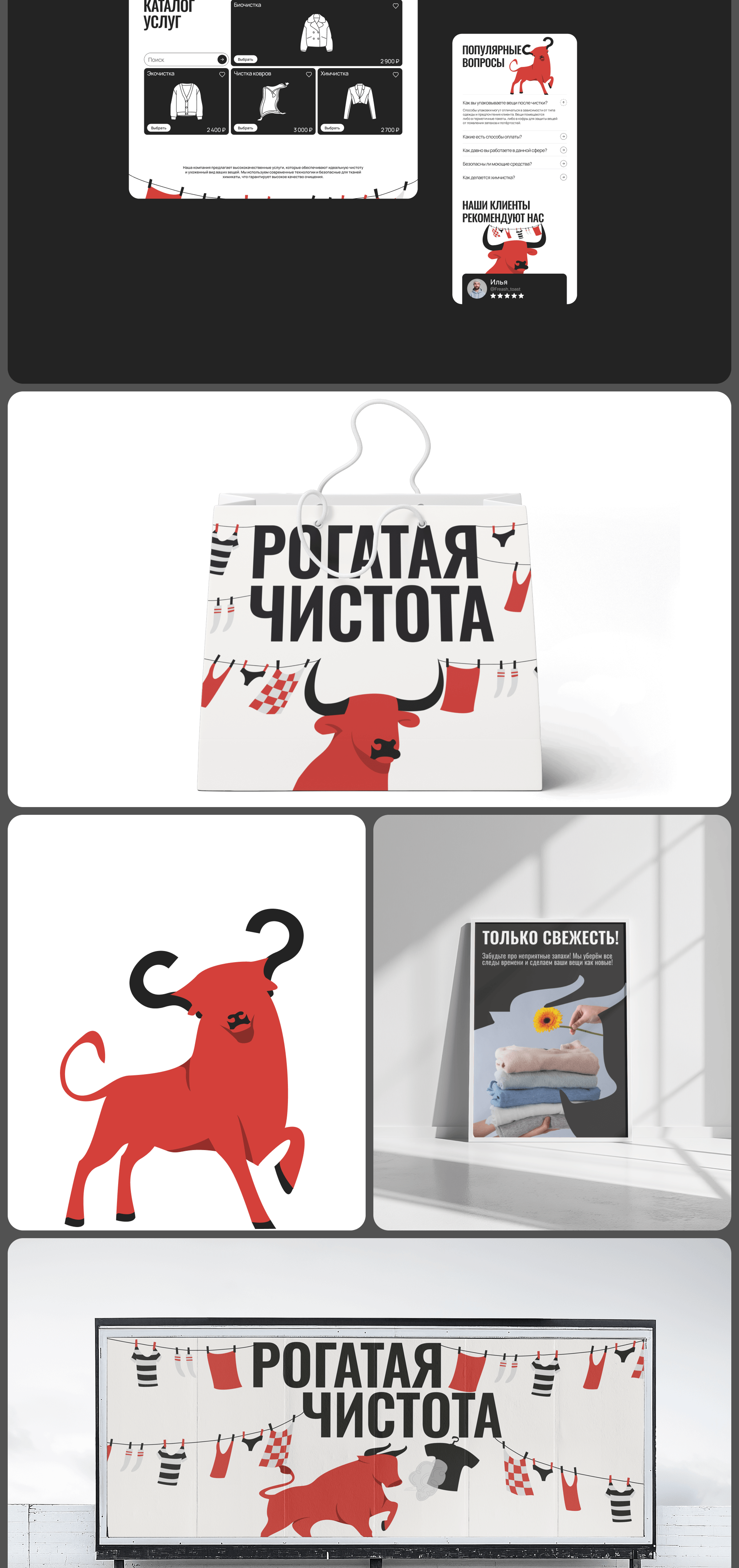Химчистка — Изображение №2 — Интерфейсы, Брендинг на Dprofile
