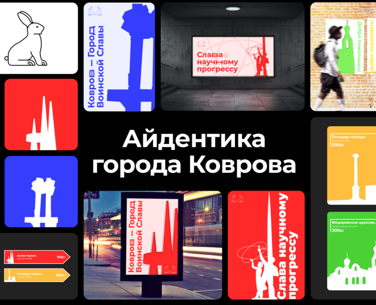 Айдентика города Коврова на Dprofile