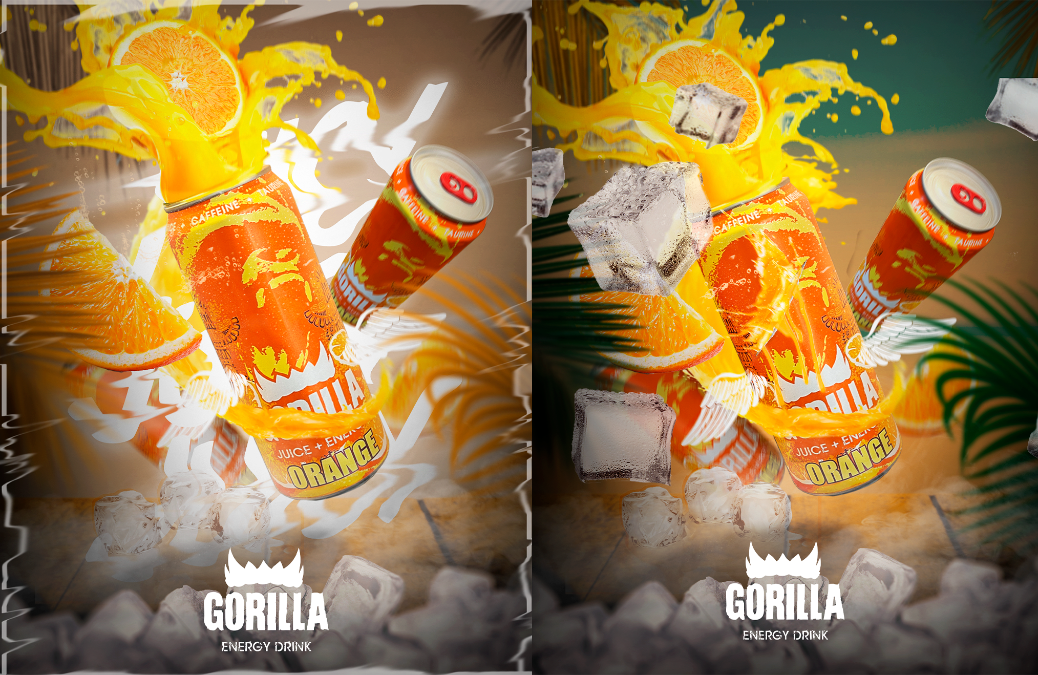 Gorilla Energy Drink, Дизайн промо материалов — Изображение №4 — Брендинг, Маркетинг на Dprofile