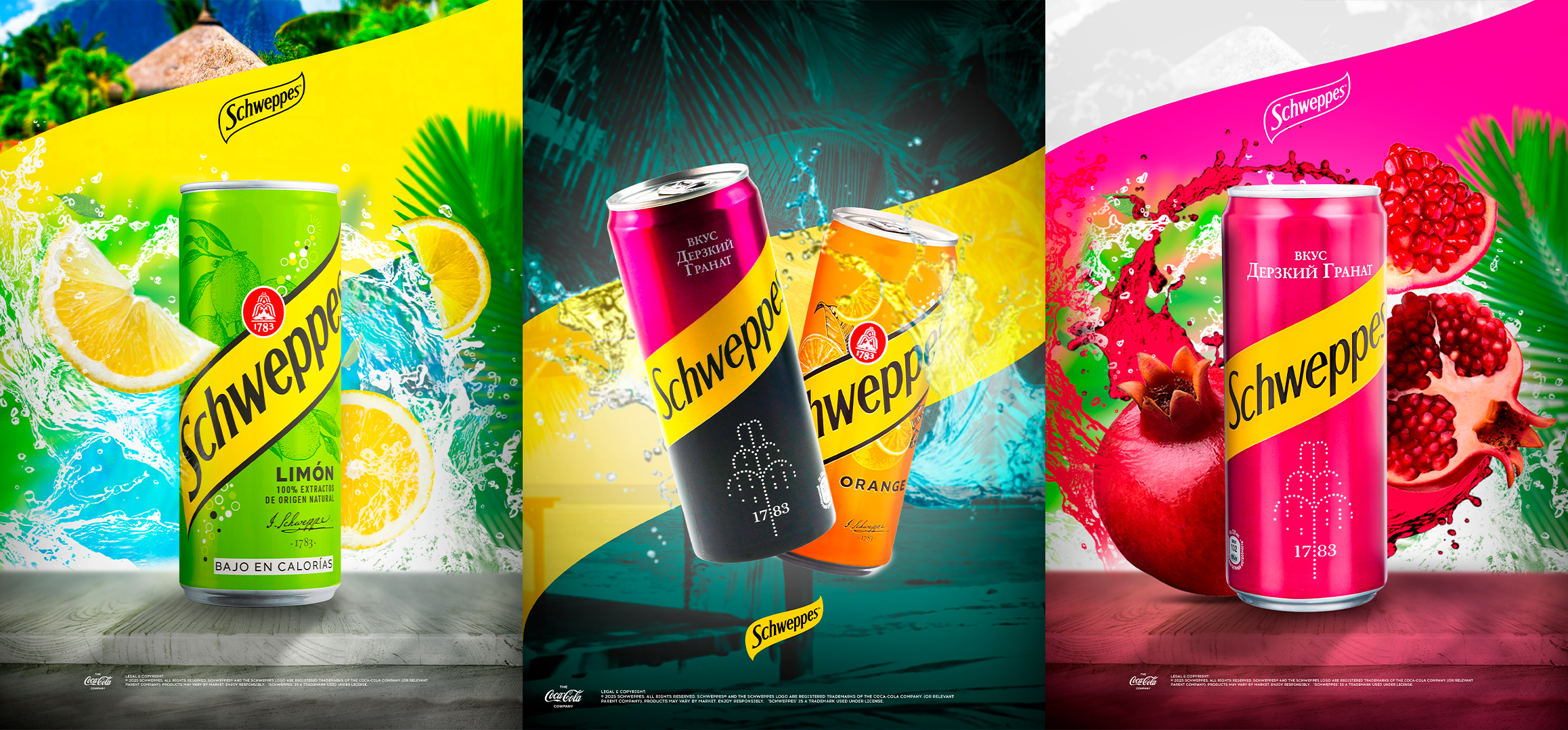Schweppes промо дизайн | Брендинг — Изображение №2 — Брендинг, Маркетинг на Dprofile