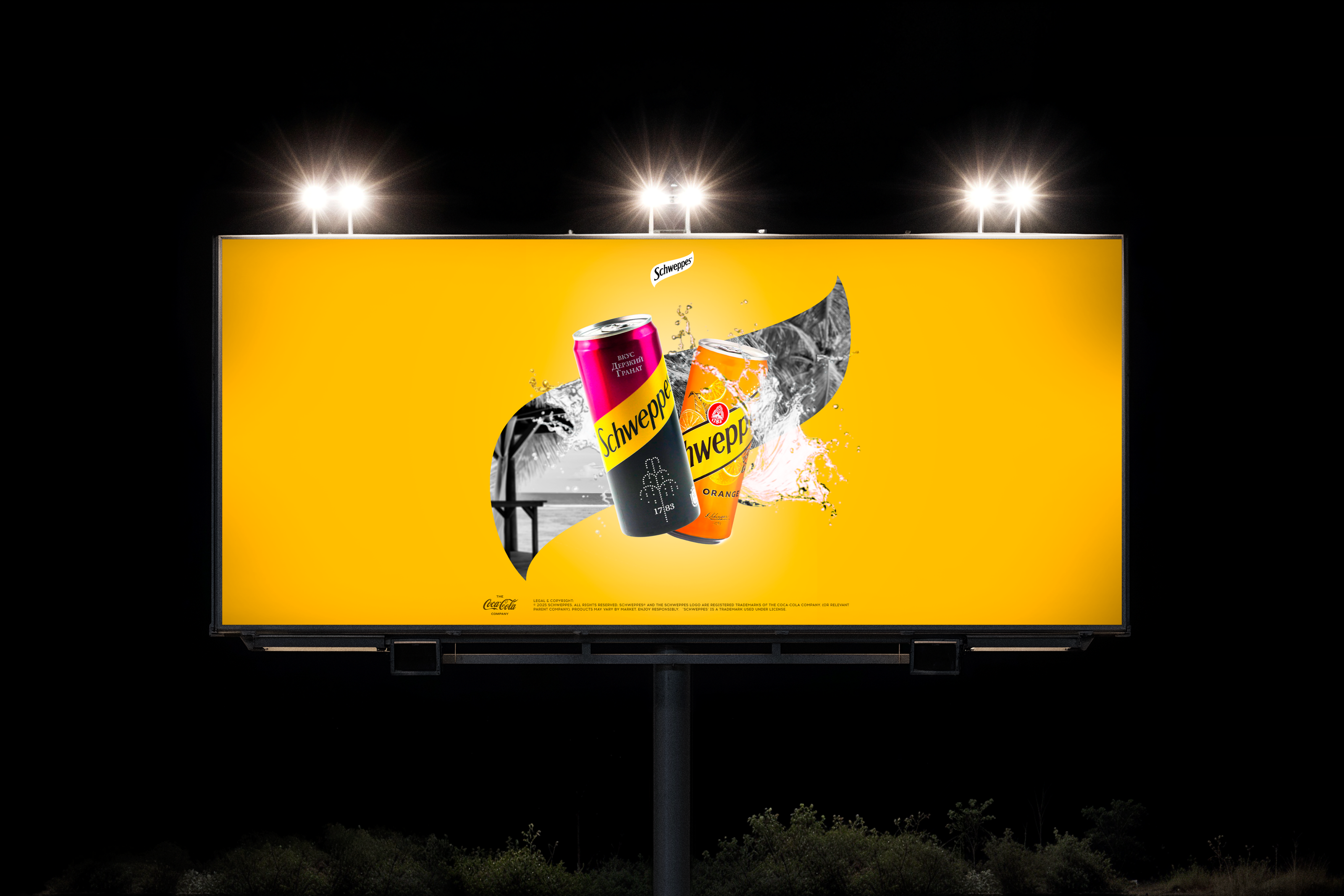 Schweppes промо дизайн | Брендинг — Изображение №9 — Брендинг, Маркетинг на Dprofile