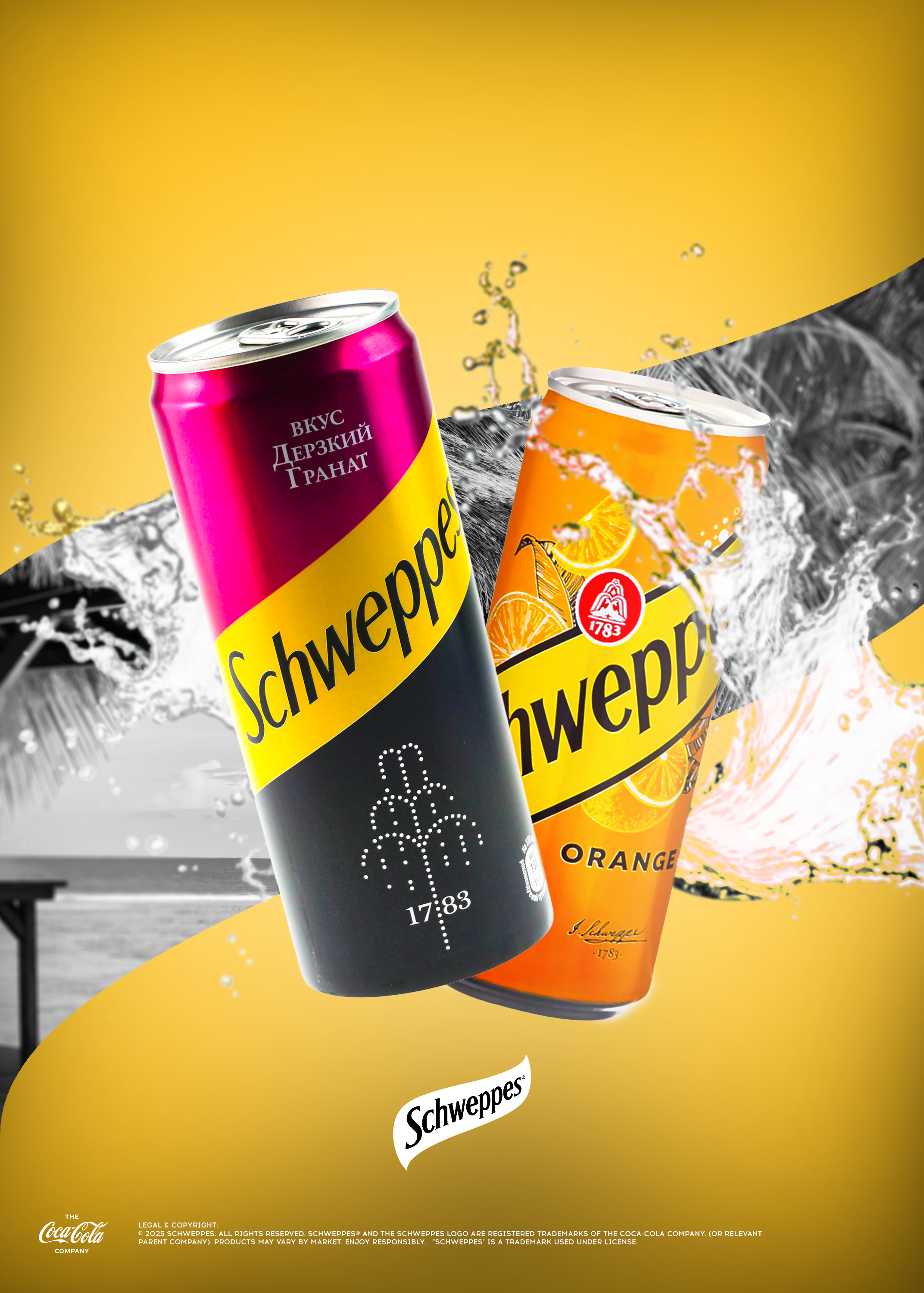 Schweppes промо дизайн | Брендинг — Изображение №10 — Брендинг, Маркетинг на Dprofile