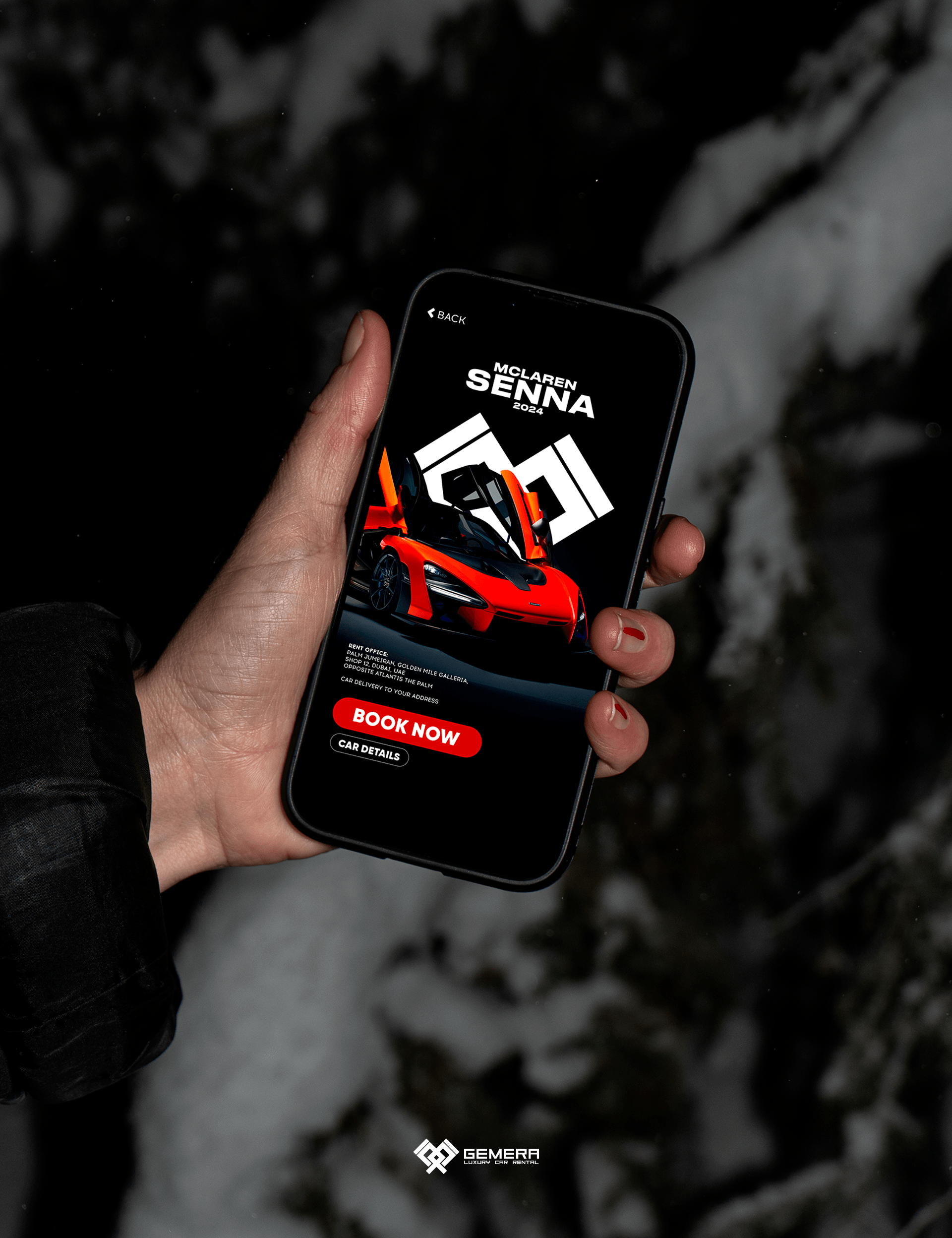 Бренд дизайн и дизайн сайта |GEMERA LUXURY CAR RENTAL — Изображение №8 — Интерфейсы, Брендинг на Dprofile