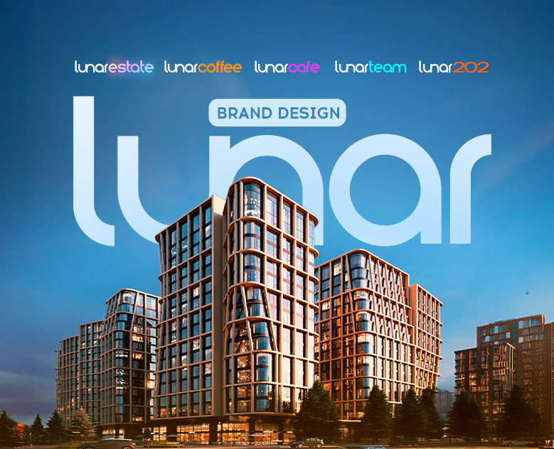 Lunar - Estate company | Brand Design на Dprofile