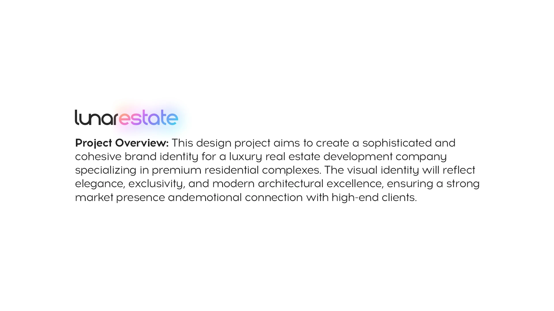 Lunar - Estate company | Brand Design — Изображение №3 — Брендинг на Dprofile