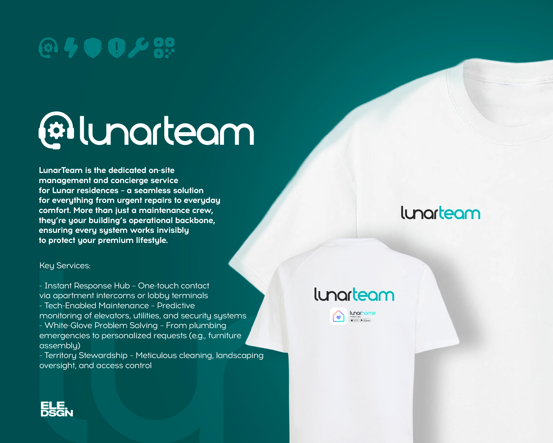 Lunar - Estate company | Brand Design — Изображение №14 — Брендинг на Dprofile