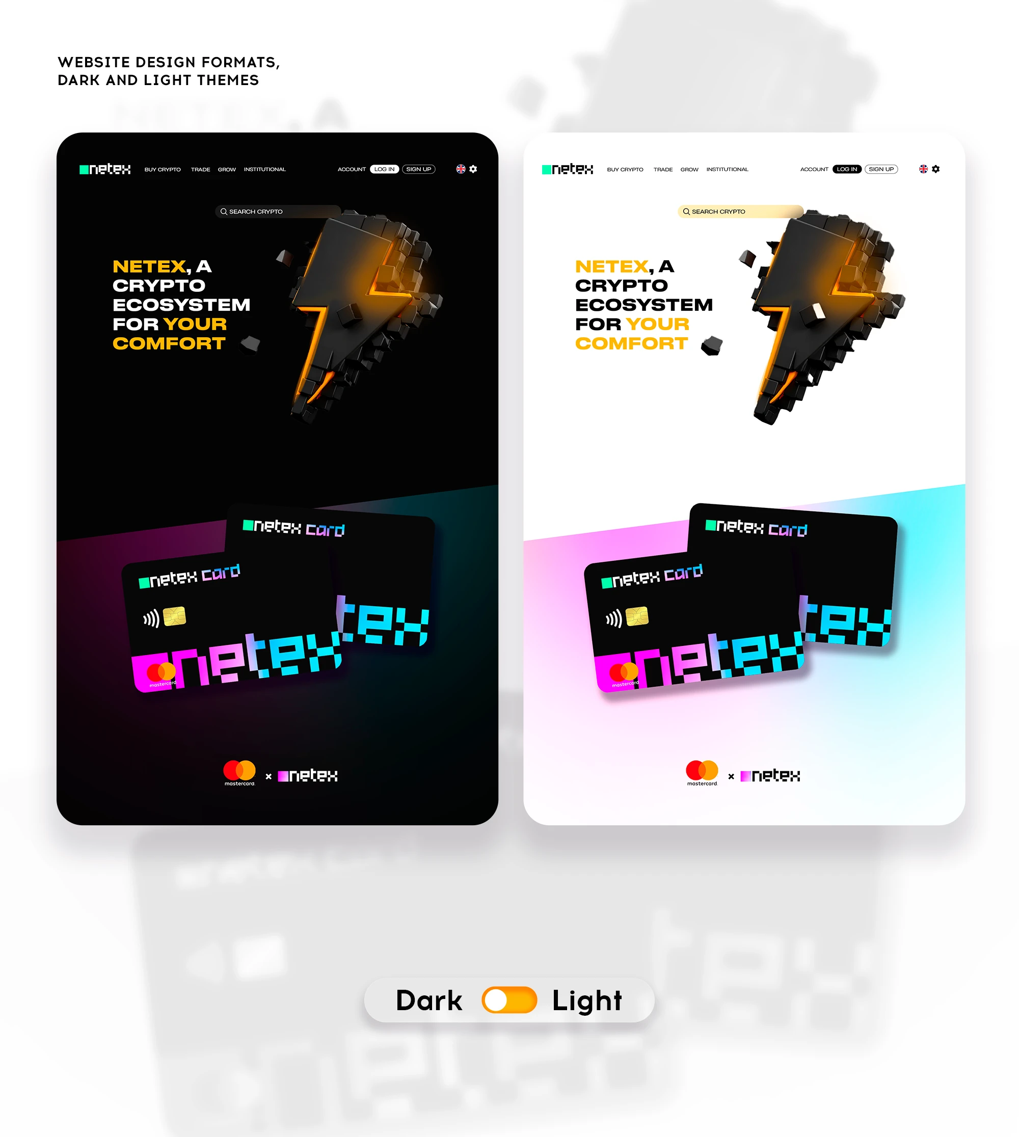 NETEX ECOSYSTEM: Brandbook — Изображение №6 — Интерфейсы, Брендинг на Dprofile