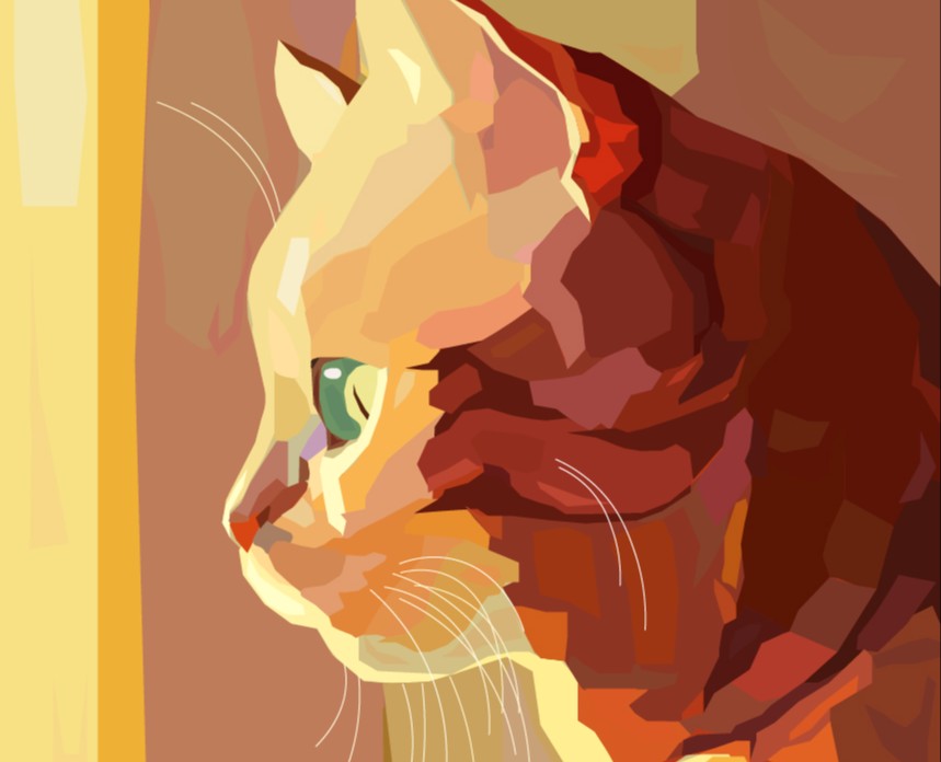 Котик — Иллюстрация на Dprofile