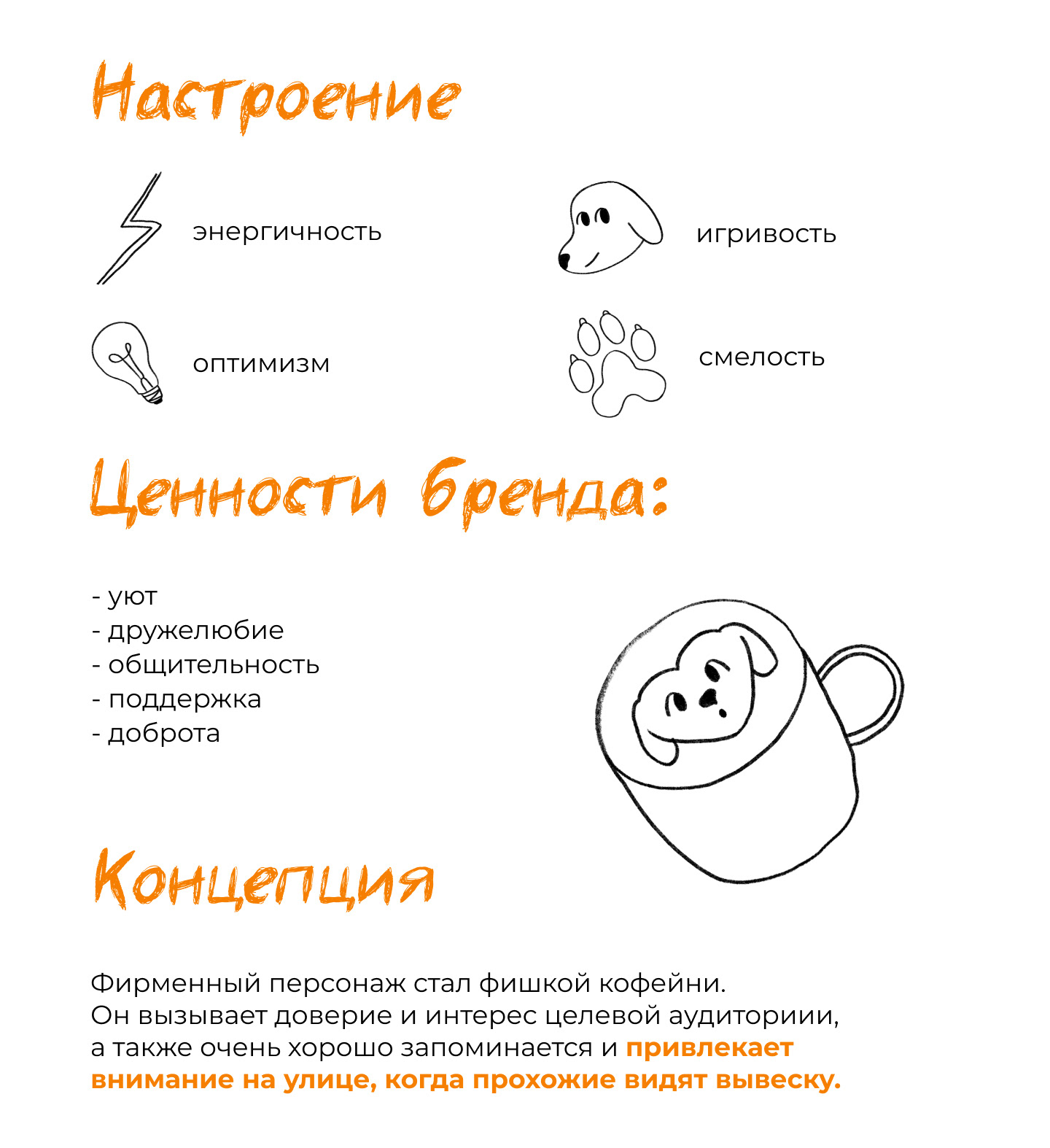 Фирменный стиль для кофейни, полиграфия, иллюстрации — Изображение №3 — Брендинг на Dprofile