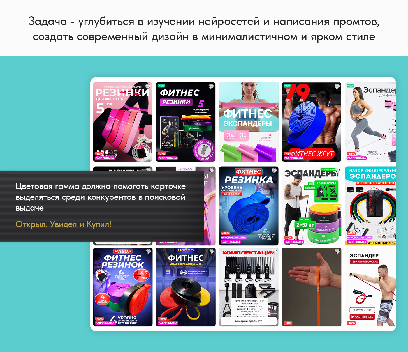 Редизайн карточки товара "Фитнес Экспандеры" — Изображение №3 — Графика, Маркетинг на Dprofile