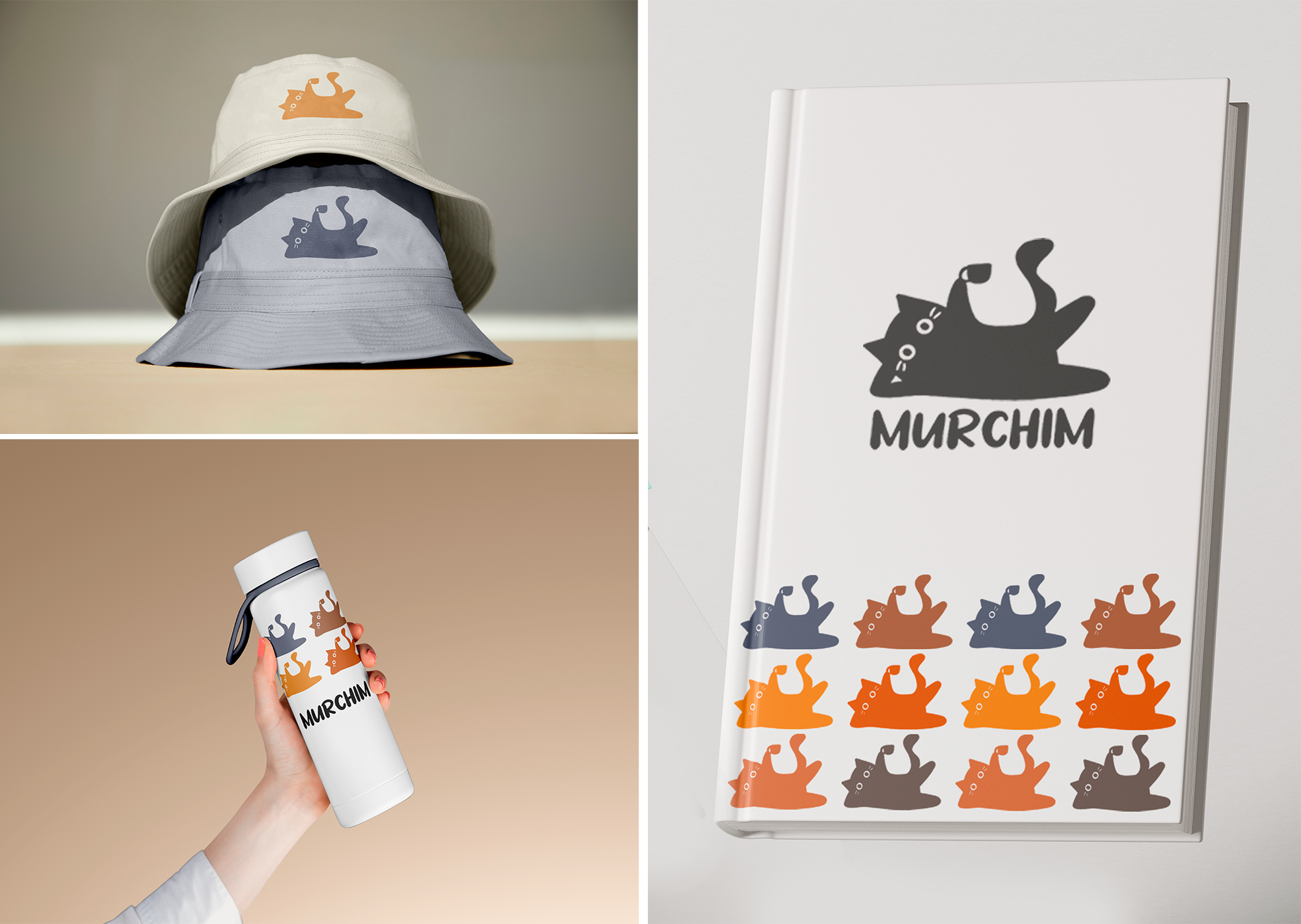 Комбинированный логотип для котокафе — Изображение №6 — Брендинг на Dprofile