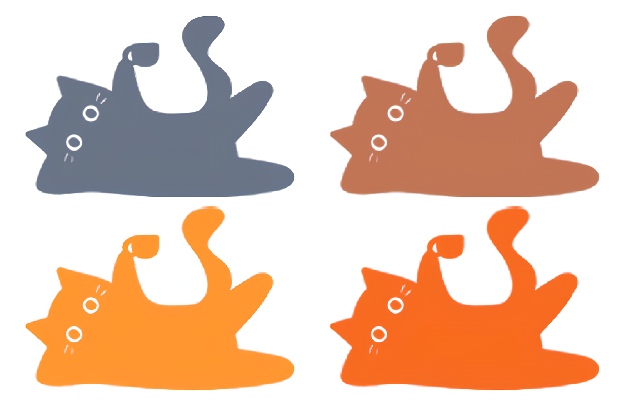 Комбинированный логотип для котокафе — Изображение №5 — Брендинг на Dprofile