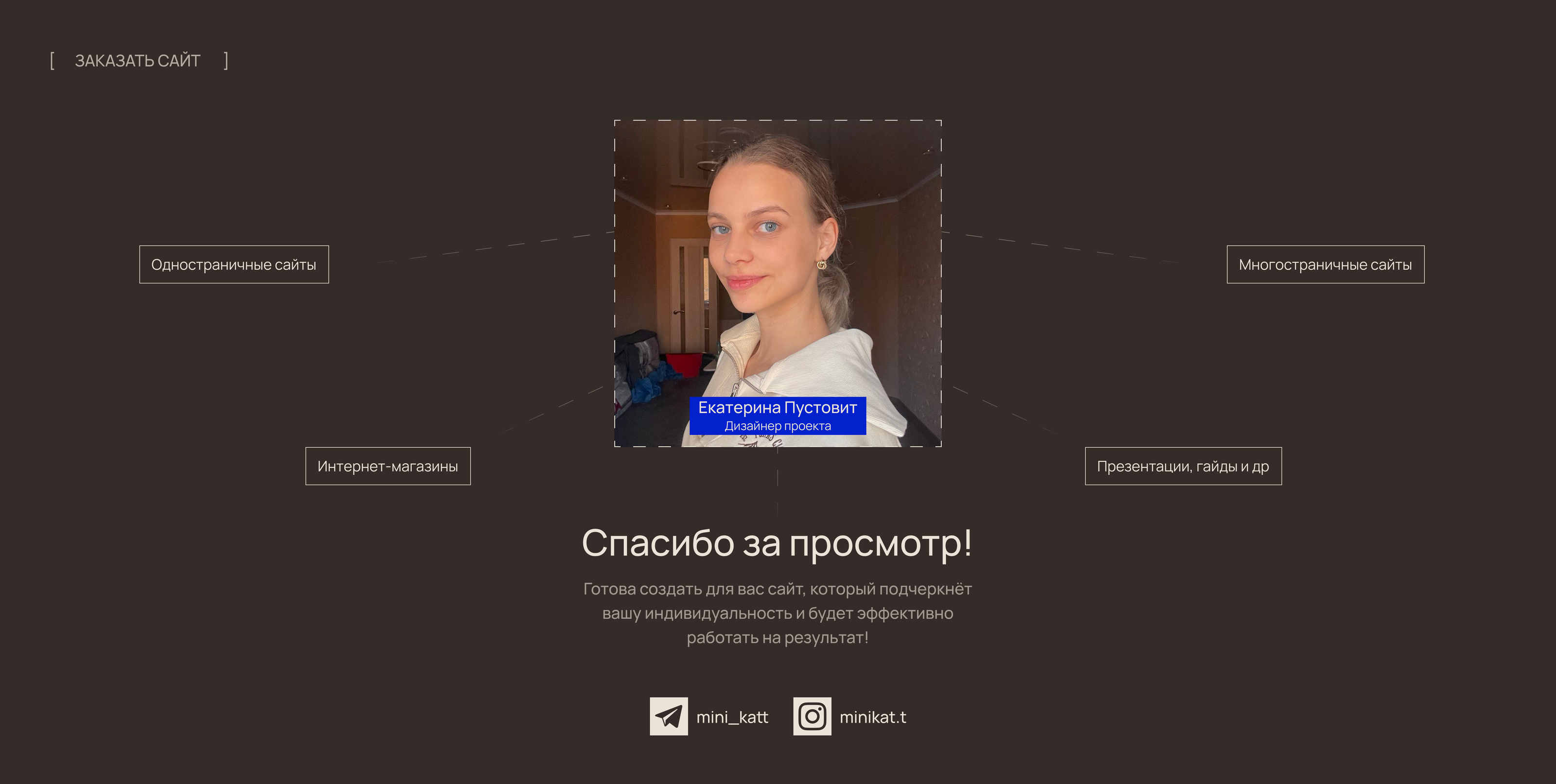 Сайт-портфолио для видеографа — Изображение №16 — Интерфейсы на Dprofile