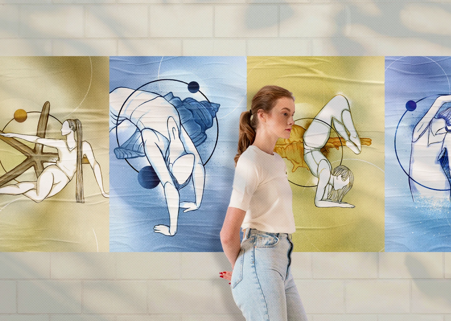 Seasana I Yoga studio branding — Изображение №9 — Брендинг, Иллюстрация на Dprofile