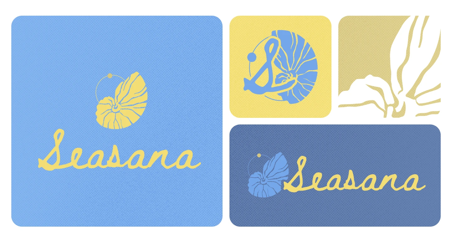Seasana I Yoga studio branding — Изображение №3 — Брендинг, Иллюстрация на Dprofile