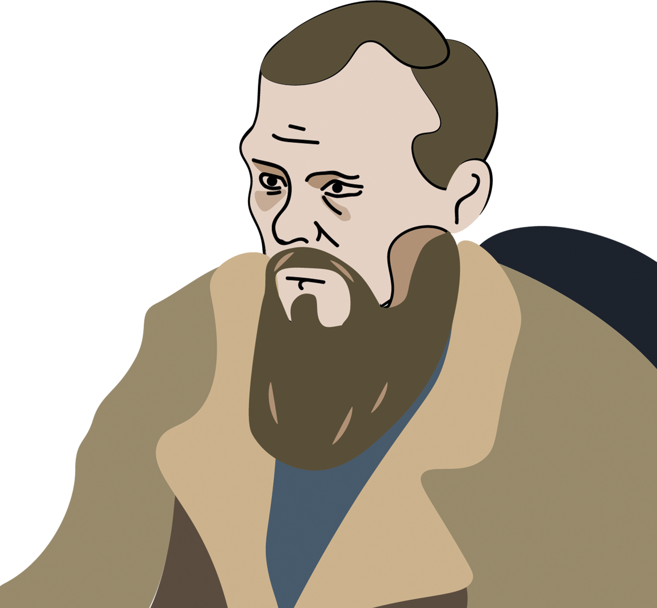Достоевский (вектор + печать) — Изображение №2 — Иллюстрация, Графика на Dprofile