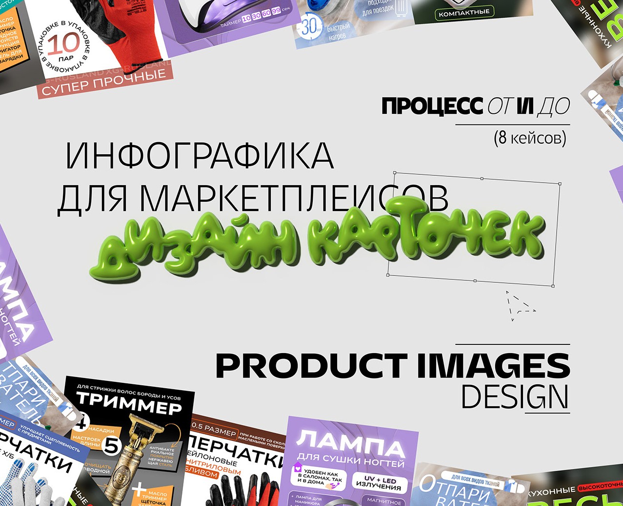 Инфографика WB | Процесс дизайна карточки — Анимация, Маркетинг на Dprofile
