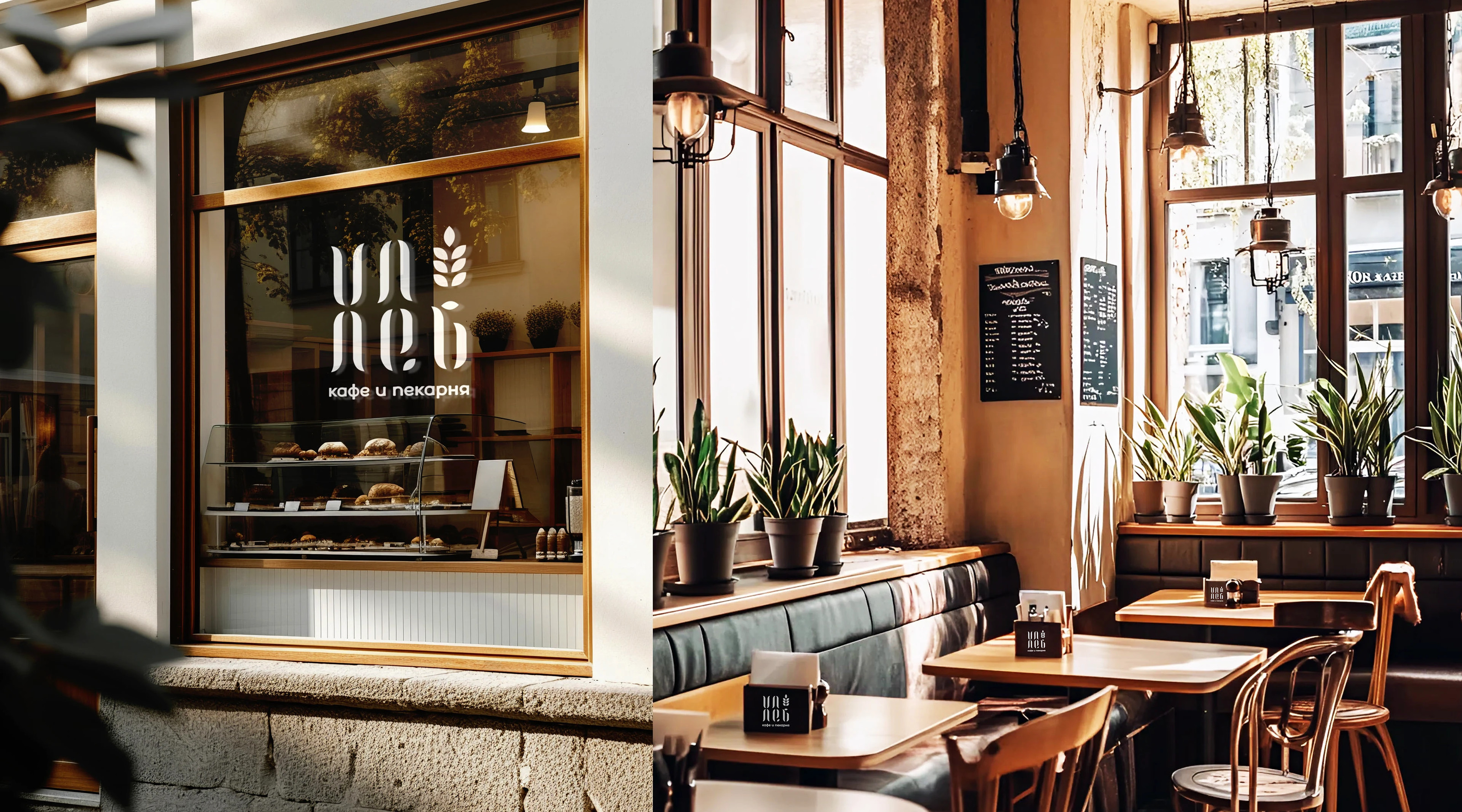 "ХЛЕБ" — фирменный стиль семейного кафе — Изображение №7 — Брендинг на Dprofile