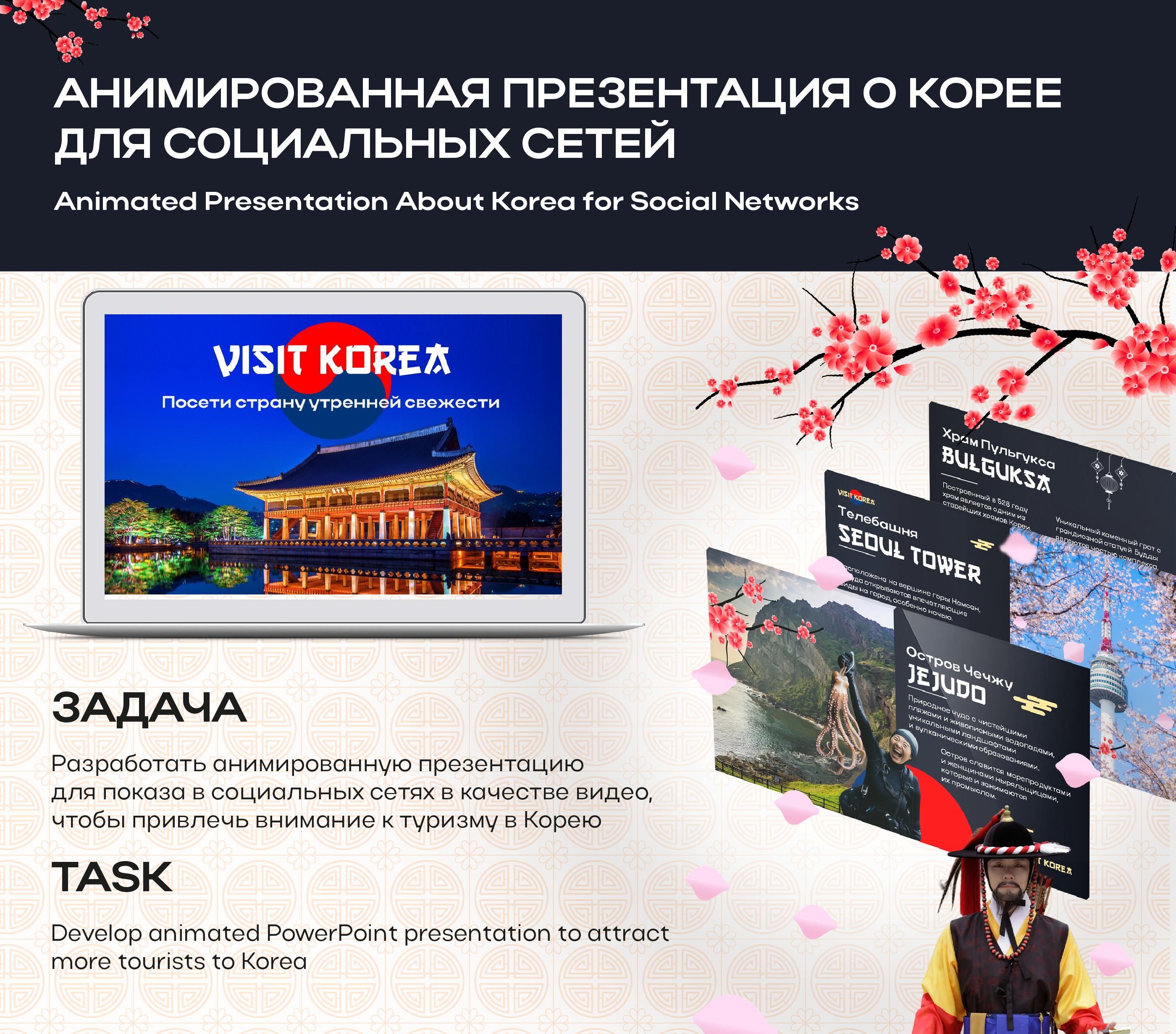 Презентация о путешествии в Корею — Изображение №1 — Анимация, Маркетинг на Dprofile