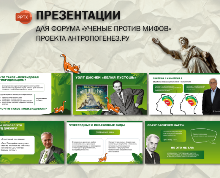 Презентации для выступления на форуме Антропогенез.ру — Графика, Маркетинг на Dprofile