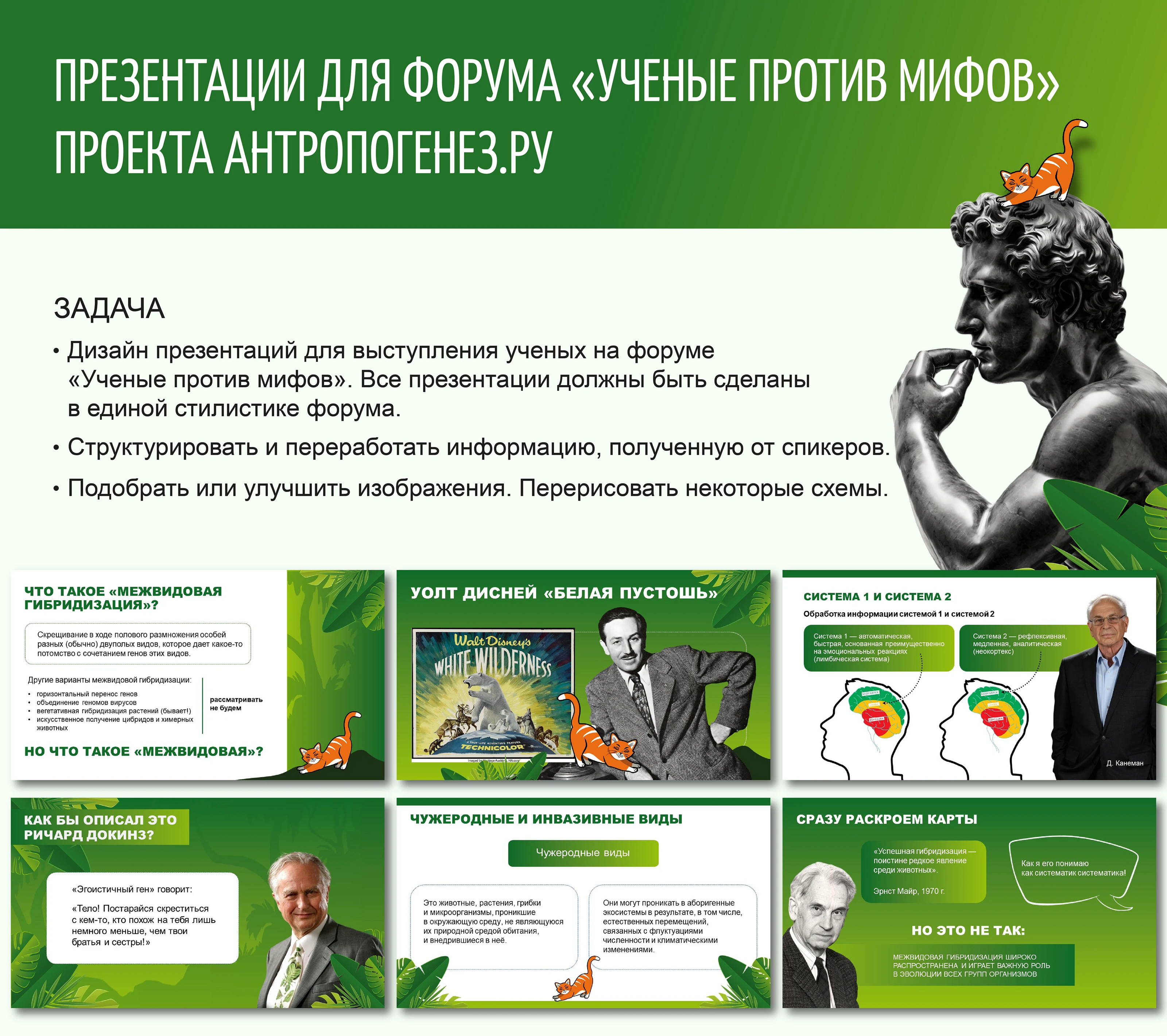 Презентации для выступления на форуме Антропогенез.ру — Изображение №1 — Графика, Маркетинг на Dprofile