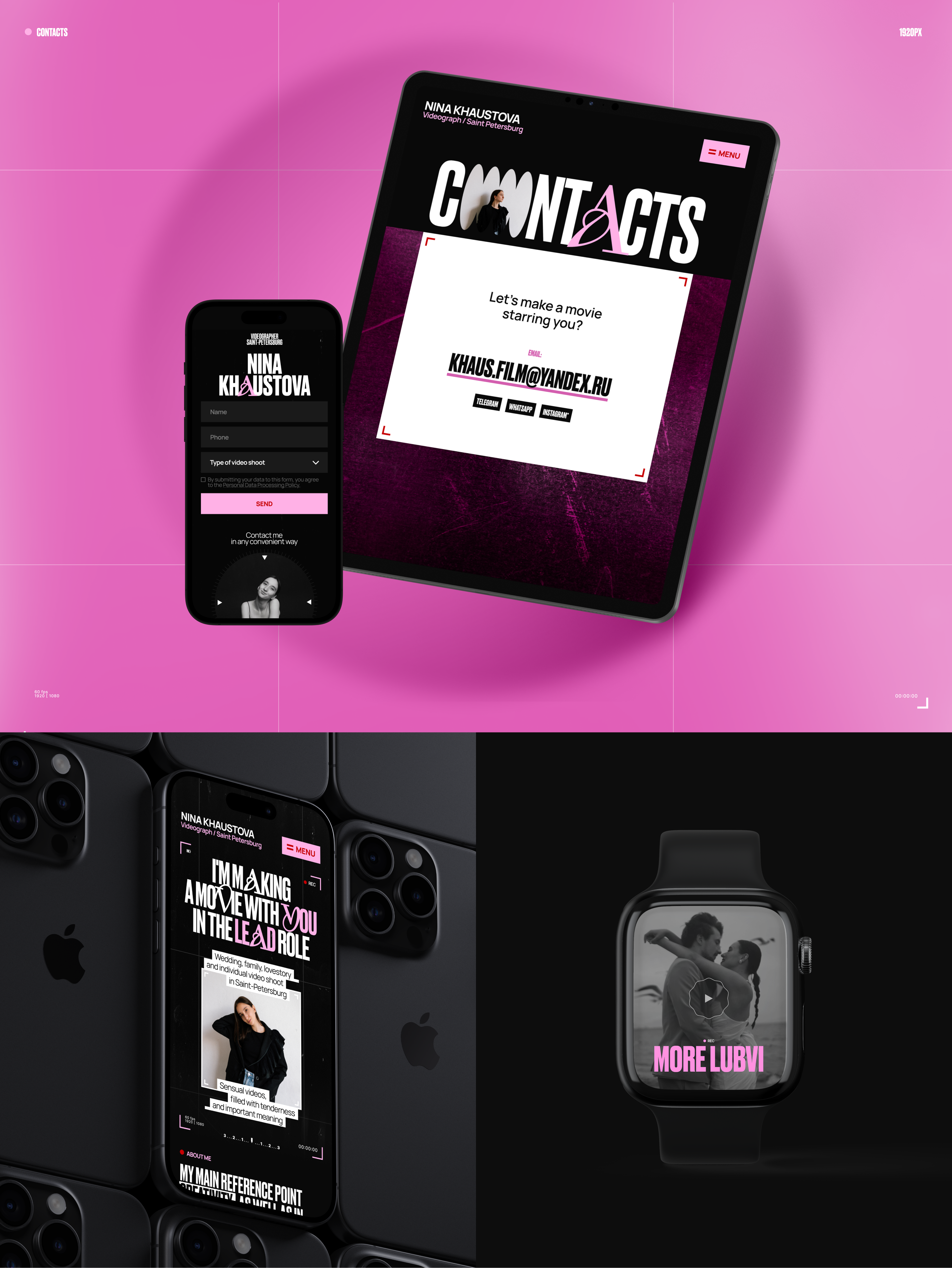 NINA KHAUSTOVA / Corporate website — Изображение №12 — Интерфейсы на Dprofile