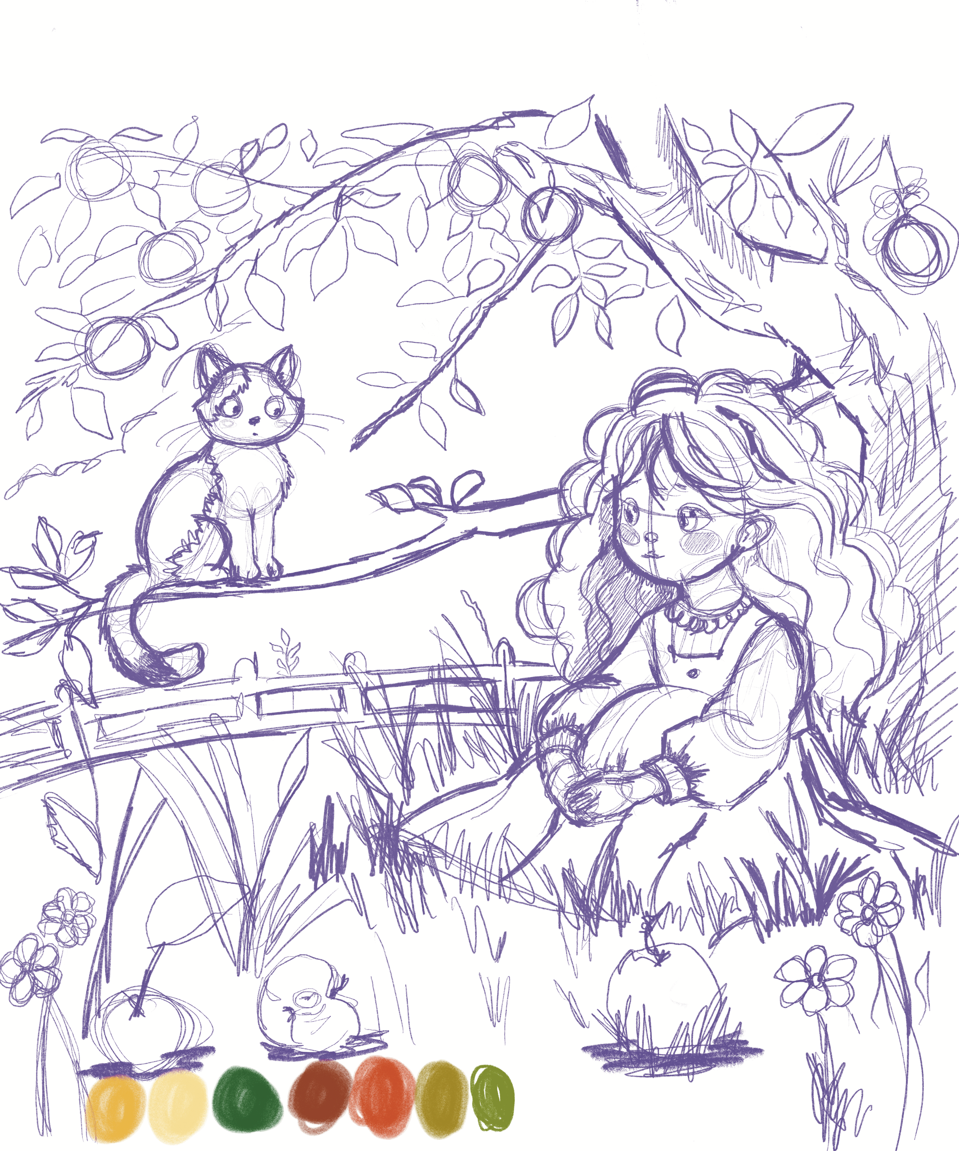 Illustrations for a children's book (in progress) — Изображение №1 — Иллюстрация на Dprofile