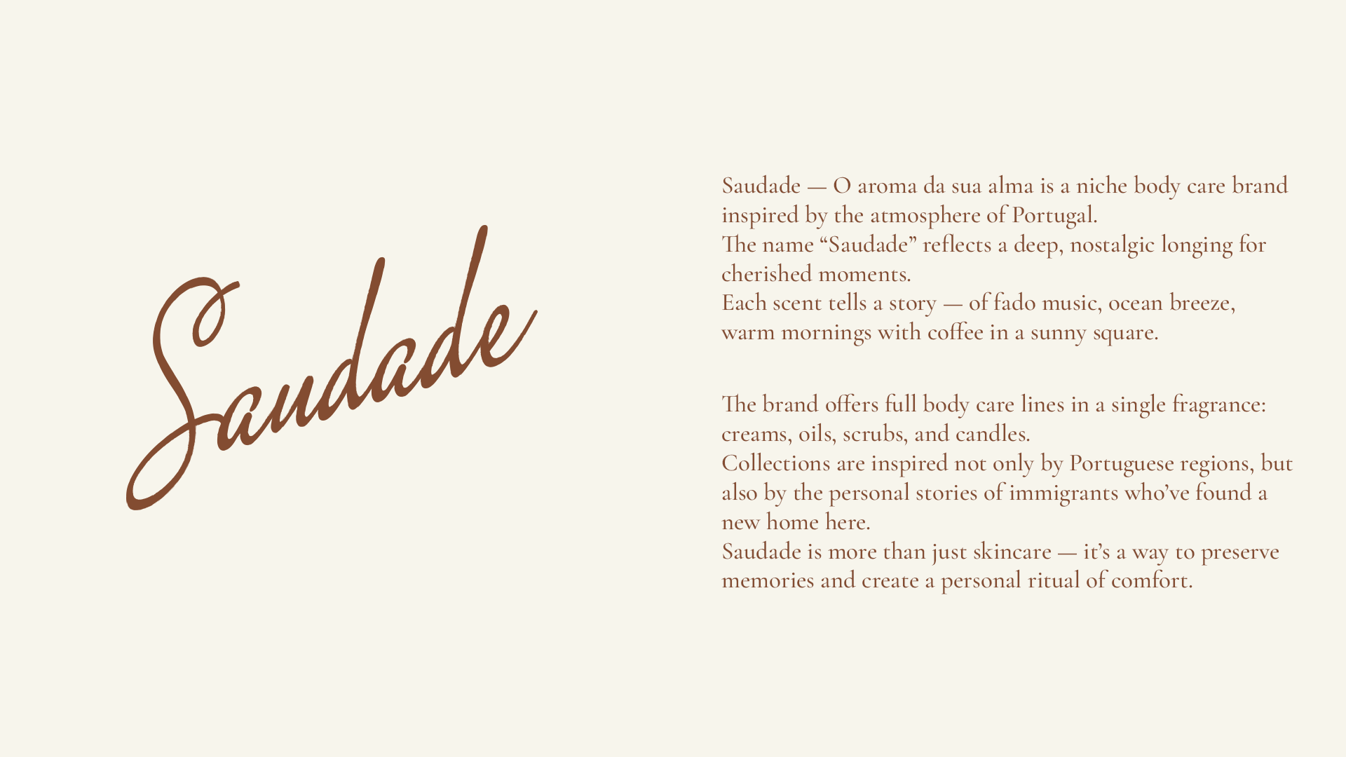 SAUDADE / identity for perfume and body care brand — Изображение №2 — Брендинг на Dprofile