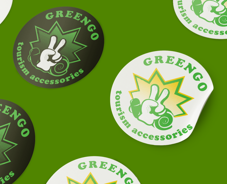Greengo логотип магазина товаров для кемпинга — Брендинг, Графика на Dprofile