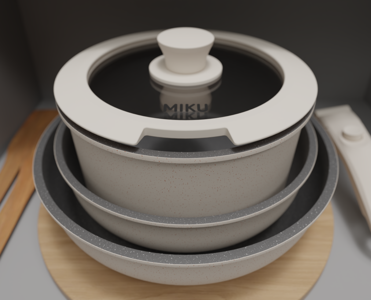 Miku Tableware Set | 3D Motion — 3D, Анимация на Dprofile