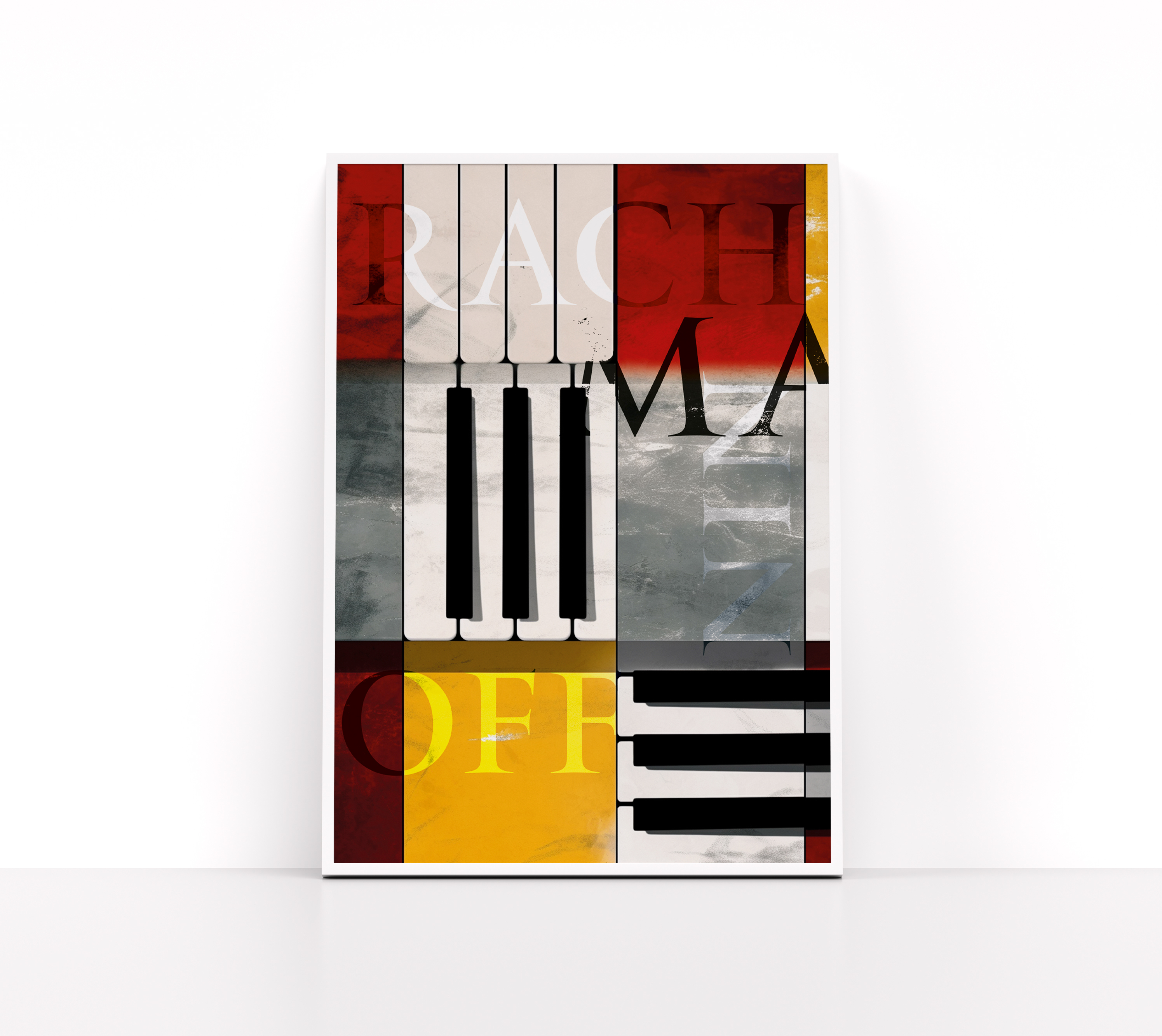 Posters for Sergei Rachmaninov's 150th anniversary — Изображение №4 — Графика на Dprofile