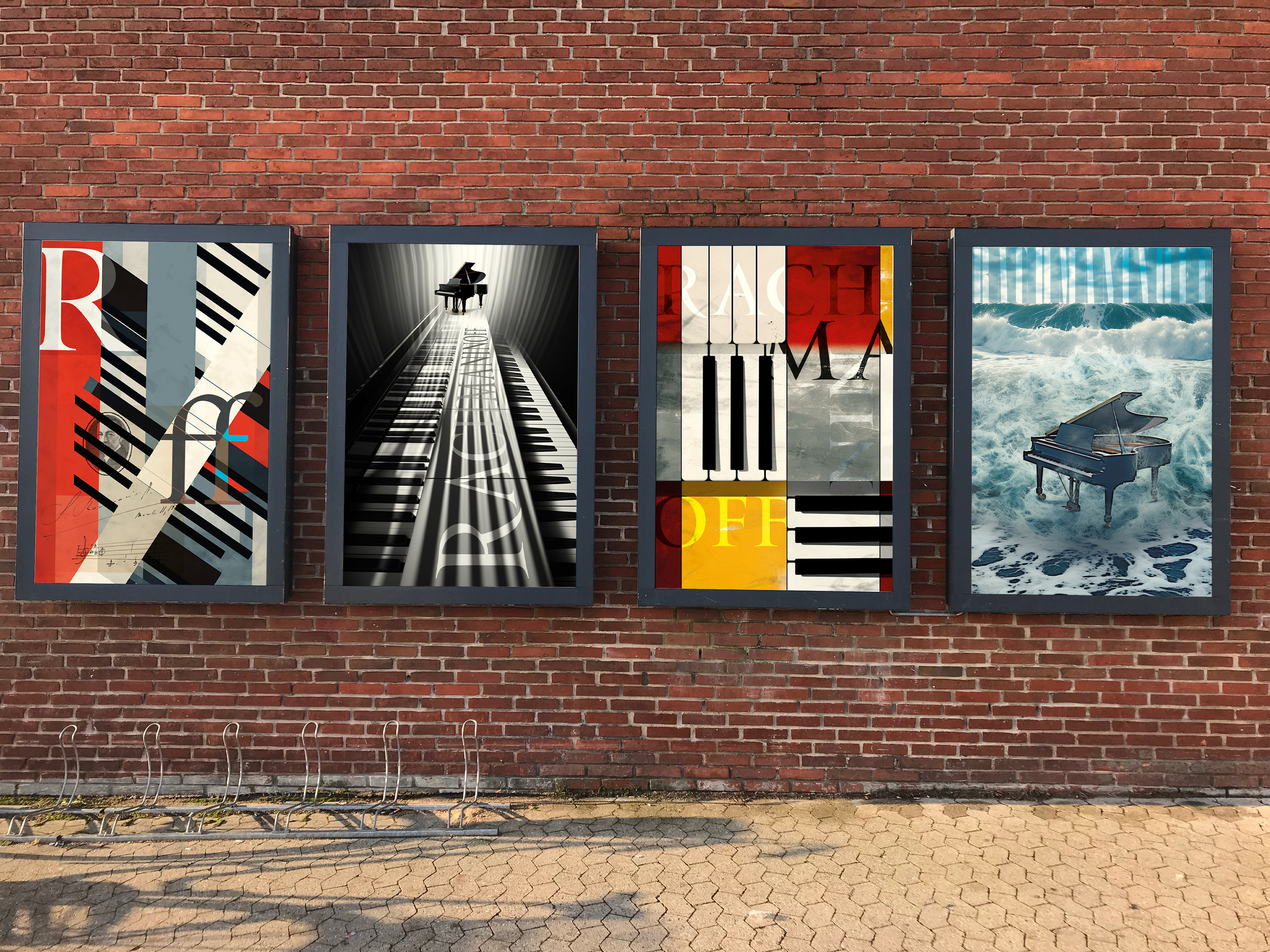Posters for Sergei Rachmaninov's 150th anniversary — Изображение №6 — Графика на Dprofile
