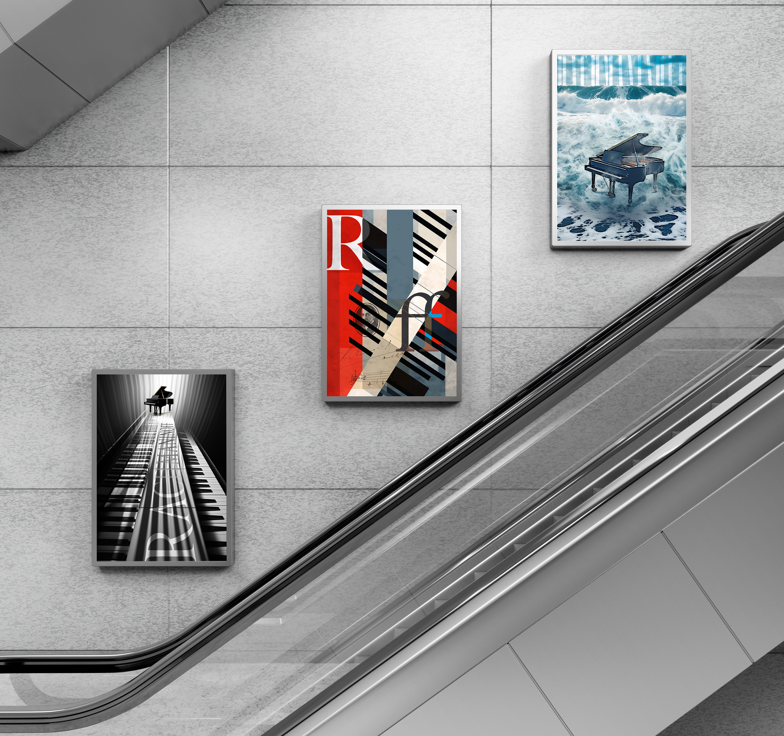 Posters for Sergei Rachmaninov's 150th anniversary — Изображение №1 — Графика на Dprofile