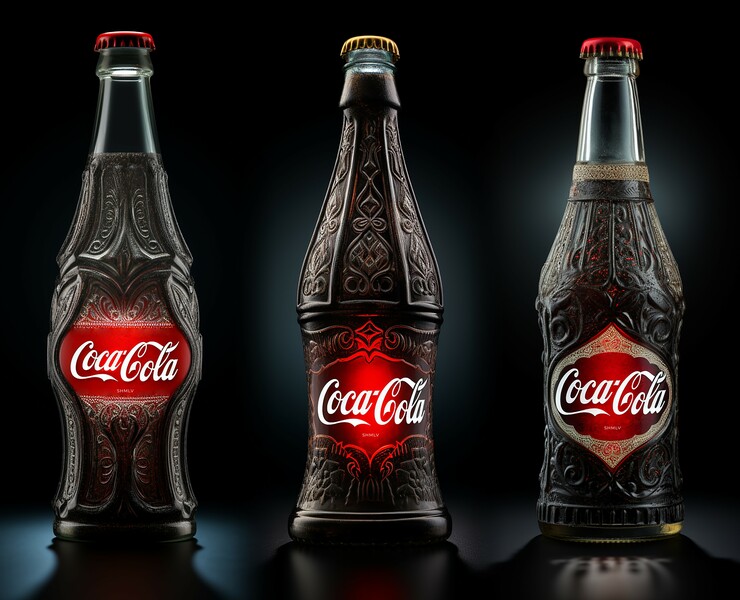 Retro Coca-Cola Bottles that has never existed — Брендинг на Dprofile