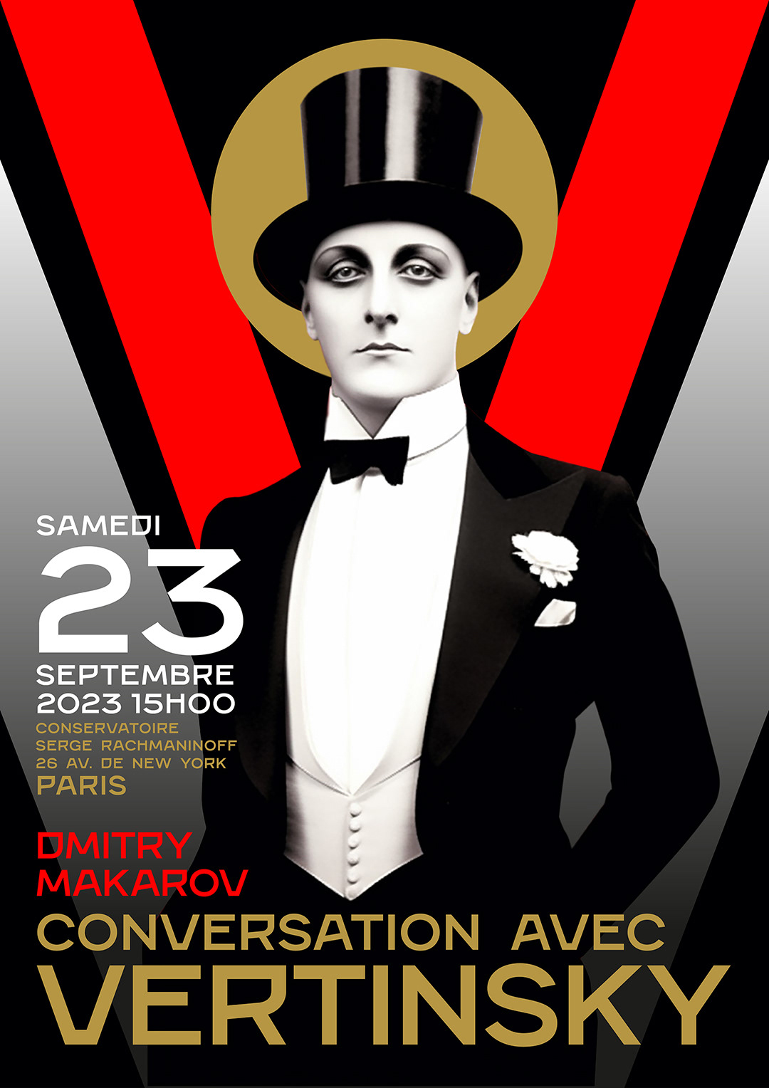 Posters for Dmitry Makarov's Performances in France — Изображение №2 — Брендинг, Графика на Dprofile