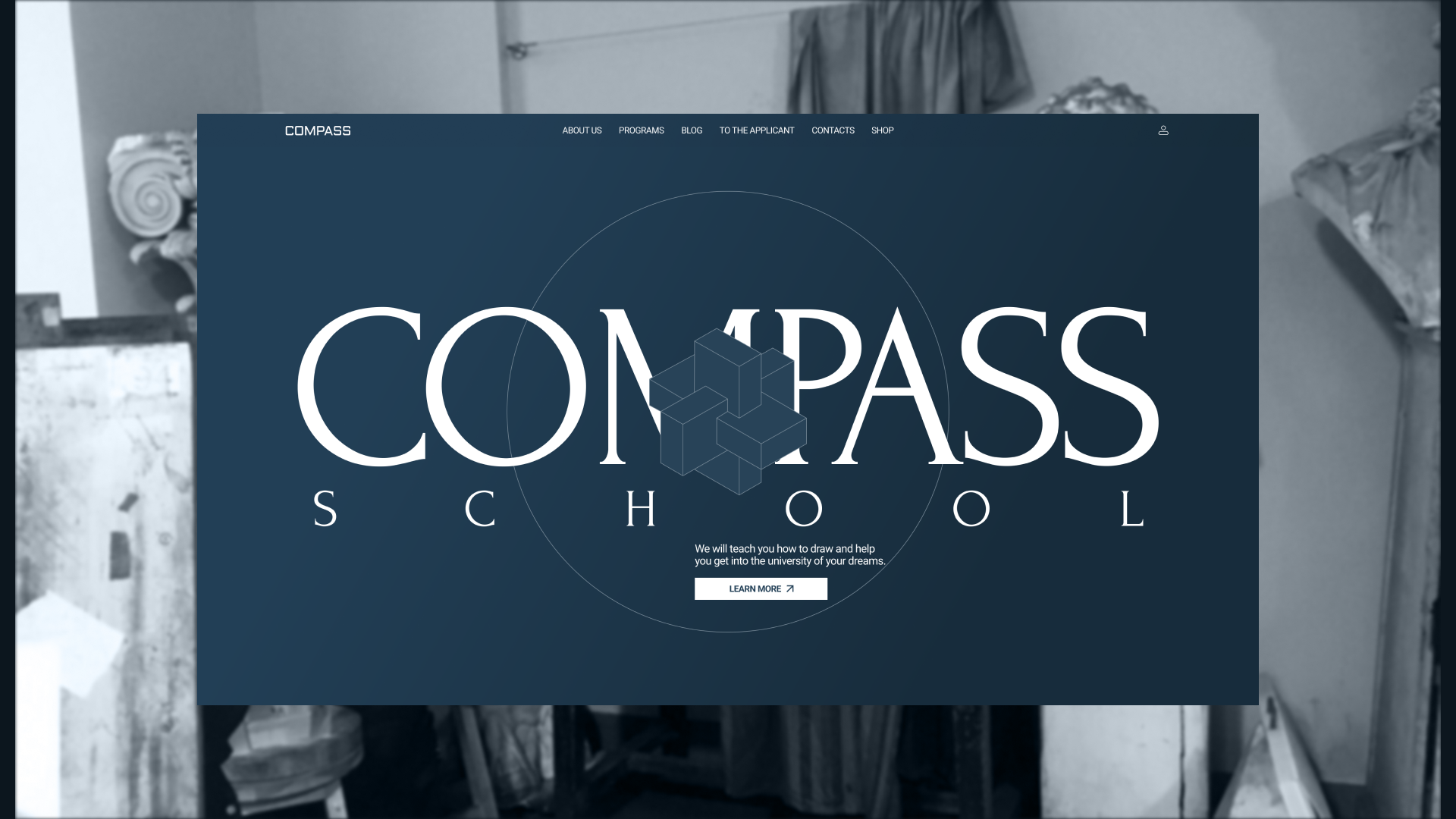 Corporate website | Compass School — Изображение №3 — Интерфейсы на Dprofile