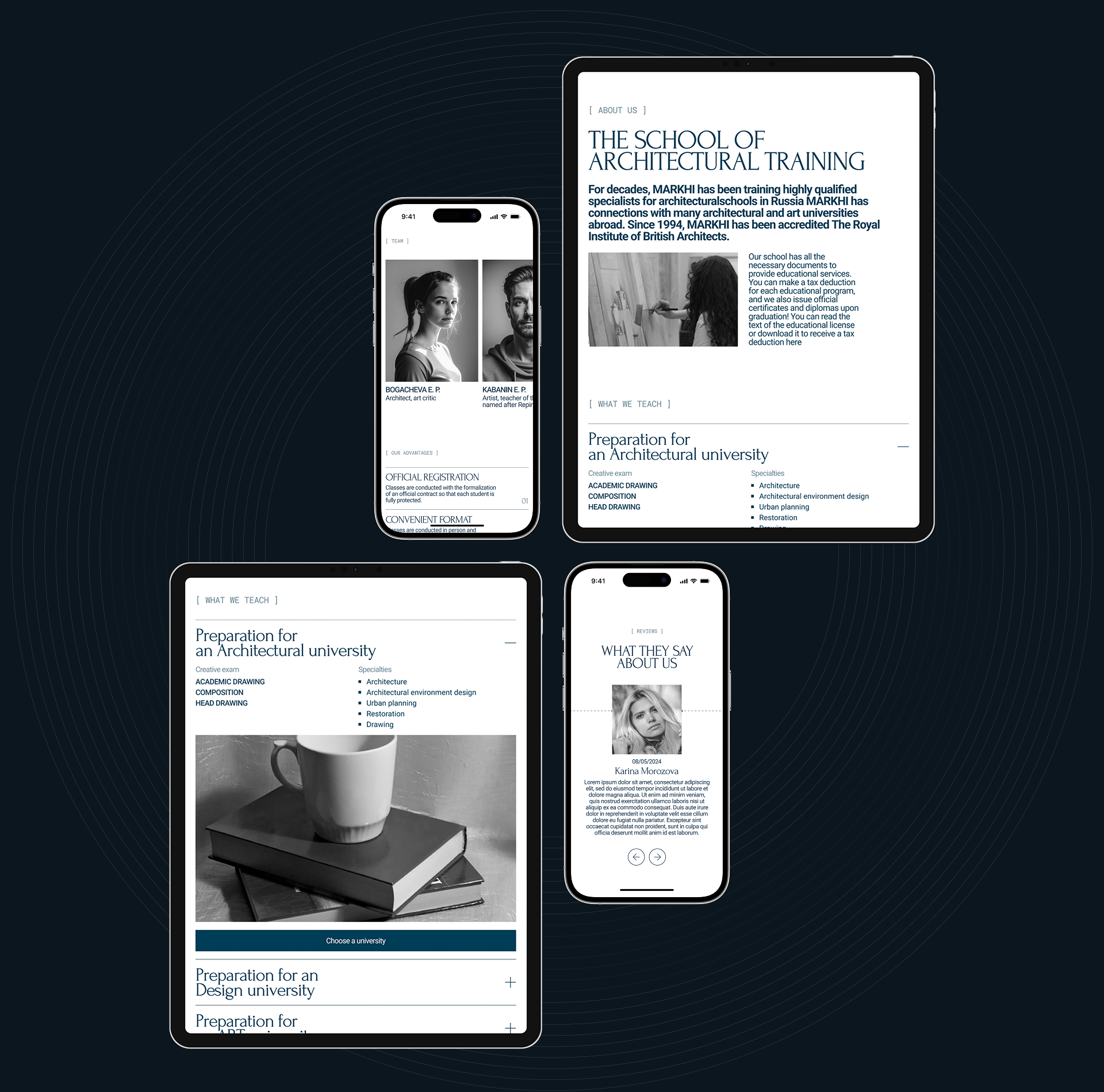 Corporate website | Compass School — Изображение №10 — Интерфейсы на Dprofile