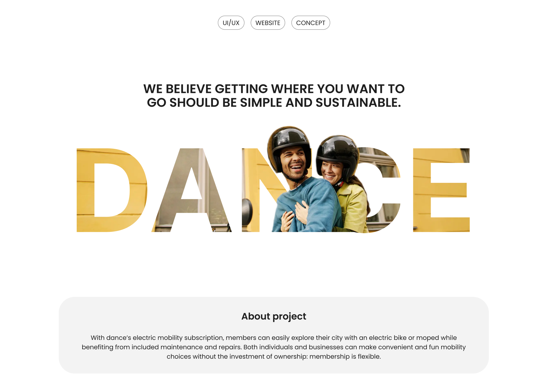 Dance | Редизайн сайта — Изображение №1 — Интерфейсы на Dprofile