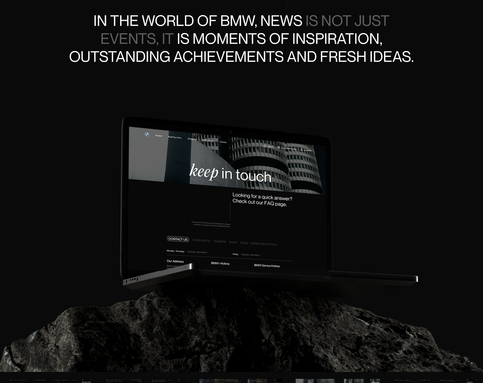 BMW | Редизайн сайта — Изображение №13 — Интерфейсы на Dprofile