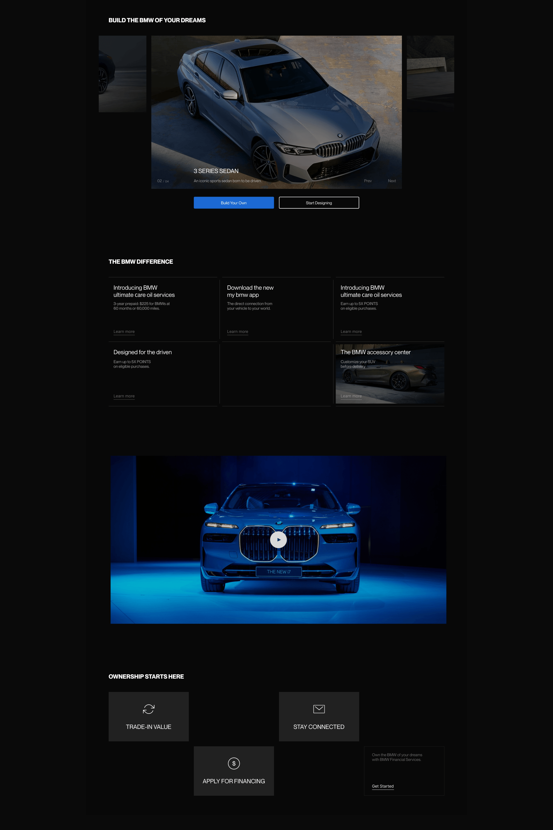 BMW | Редизайн сайта — Изображение №4 — Интерфейсы на Dprofile