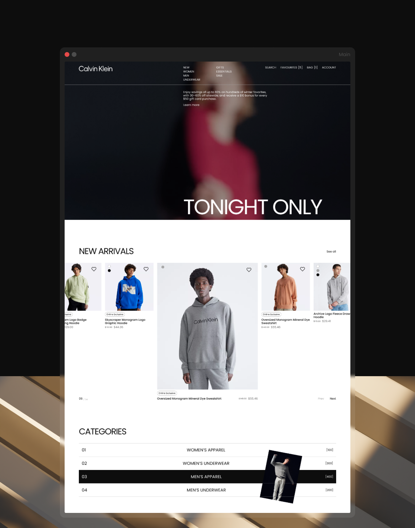 Calvin Klein | E-commerce — Изображение №2 — Интерфейсы на Dprofile