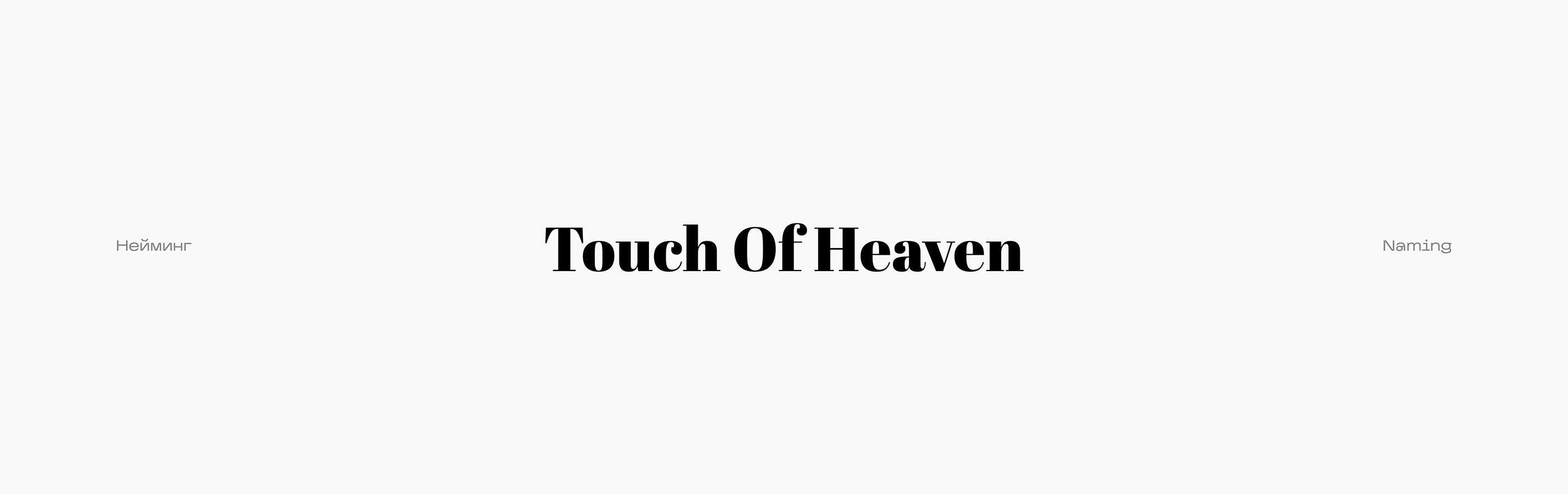 Brand identity | Touch of Heaven — Изображение №3 — Интерфейсы, Брендинг на Dprofile