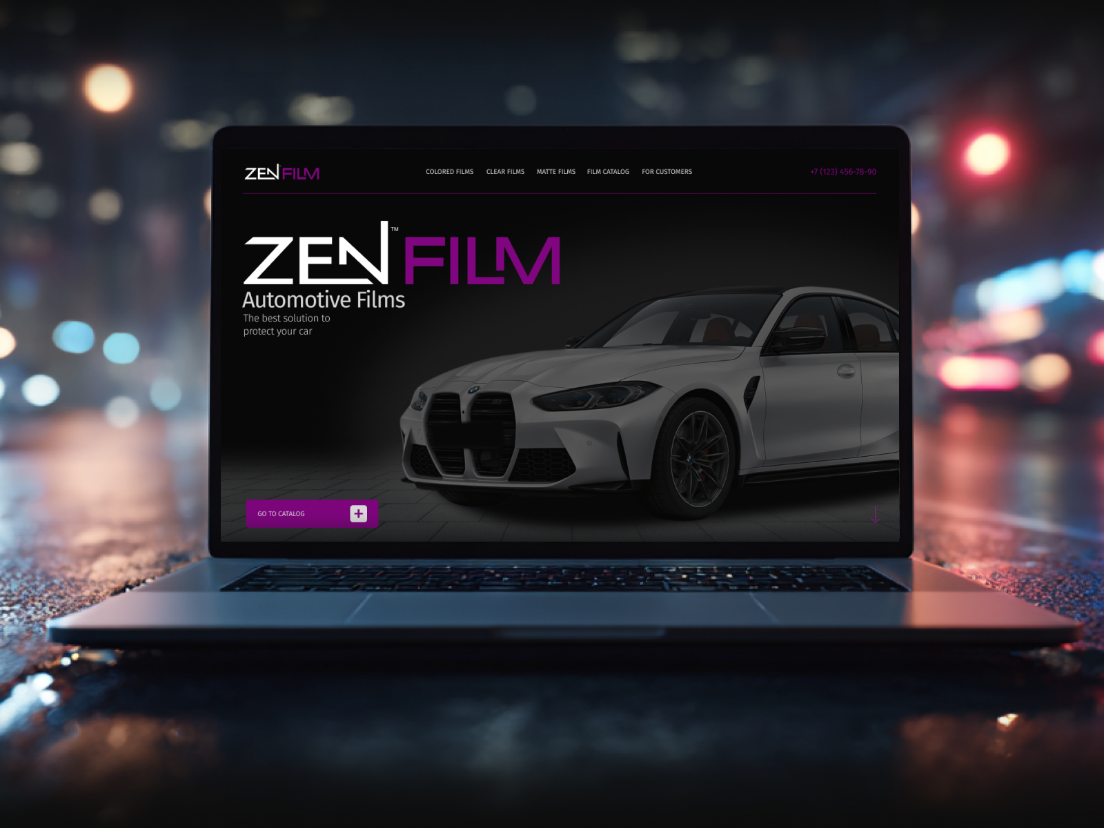 ZEN Film — бренд премиальных автомобильных защитных плёнок. — Изображение №5 — Интерфейсы на Dprofile