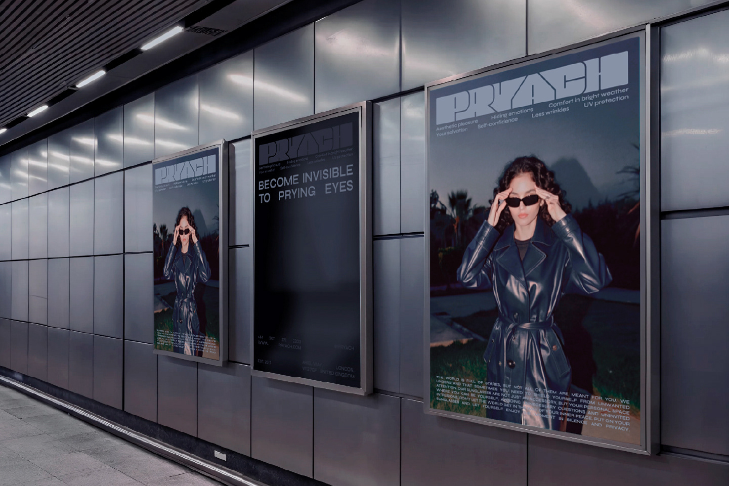 PRYACH | BRAND IDENTITY FOR FOR A SUNGLASSES — Изображение №19 — Брендинг на Dprofile