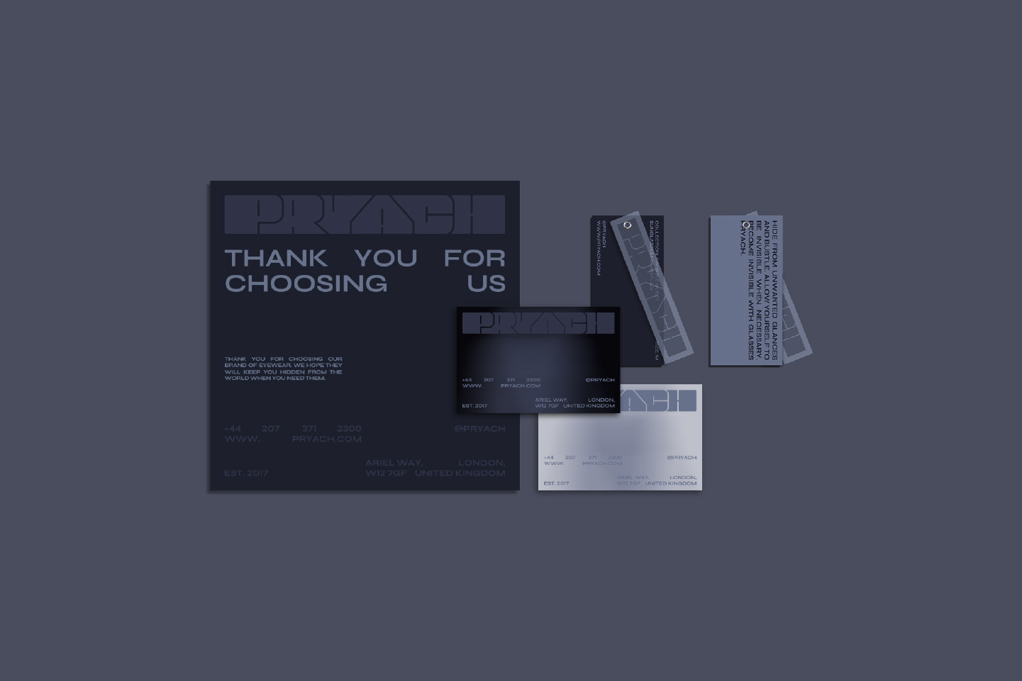 PRYACH | BRAND IDENTITY FOR FOR A SUNGLASSES — Изображение №15 — Брендинг на Dprofile