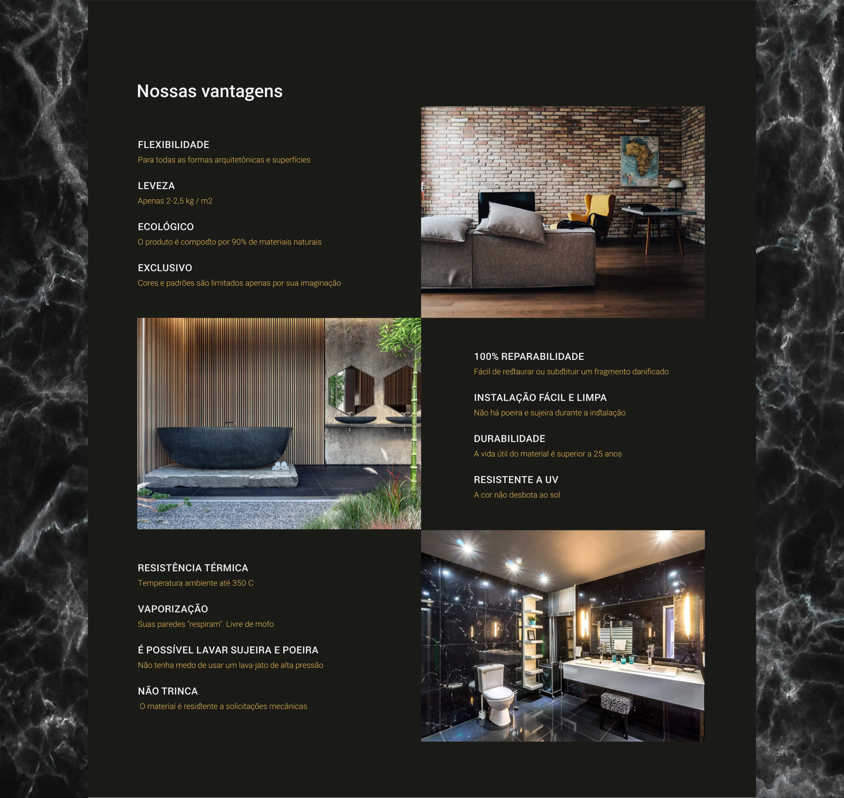 Website for new finishing material — Изображение №2 — Интерфейсы на Dprofile